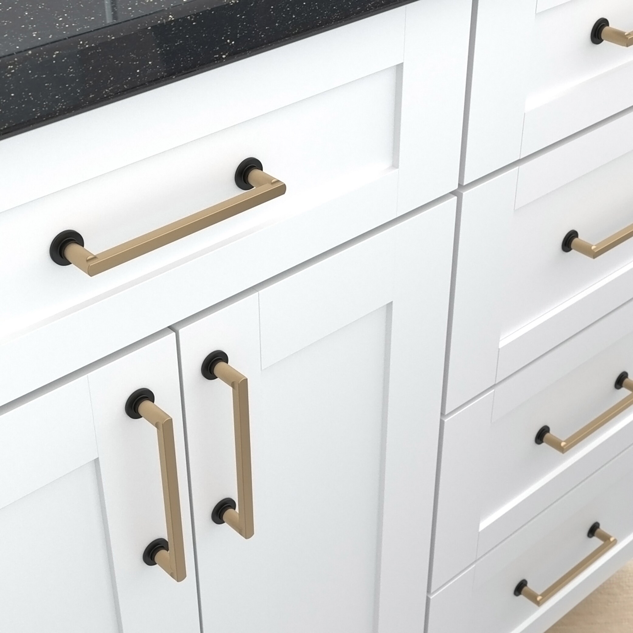 Origin 21 CAB-128-440-BG-MB-6P Cabinet-Pulls - View #7