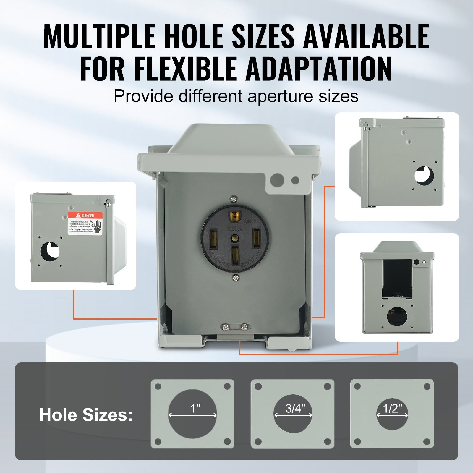 VEVOR SCDGNRV50A1401520V0 receptacles - View #4