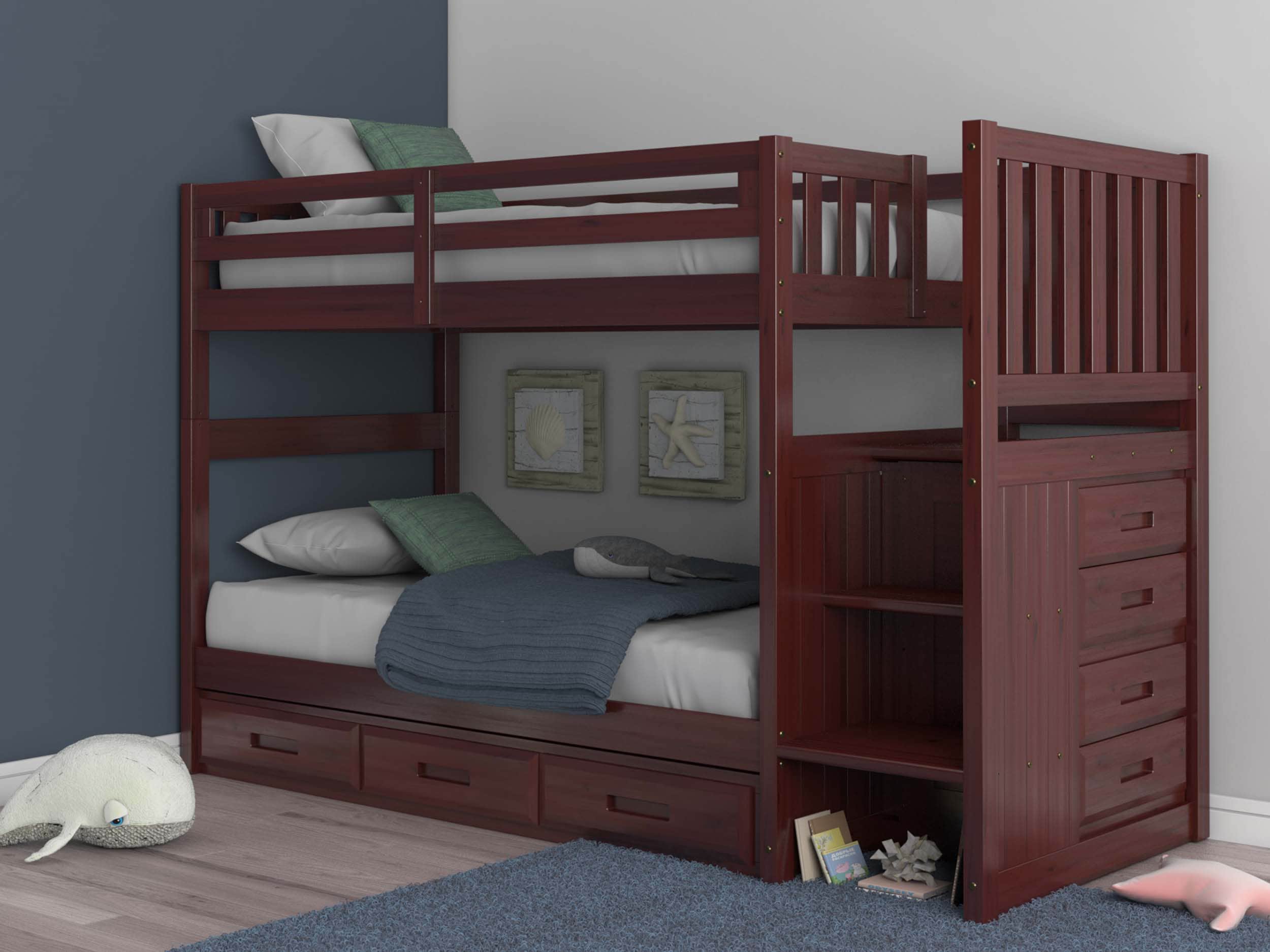 OSHOME 2817TTK3-22 Bunk-Beds - View #4