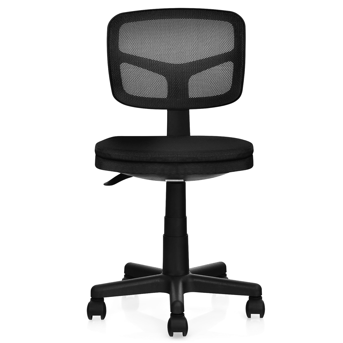Costway HW67630DK Armless Office Chair Adjustable Swivel Computer Mesh Desk Chair Black