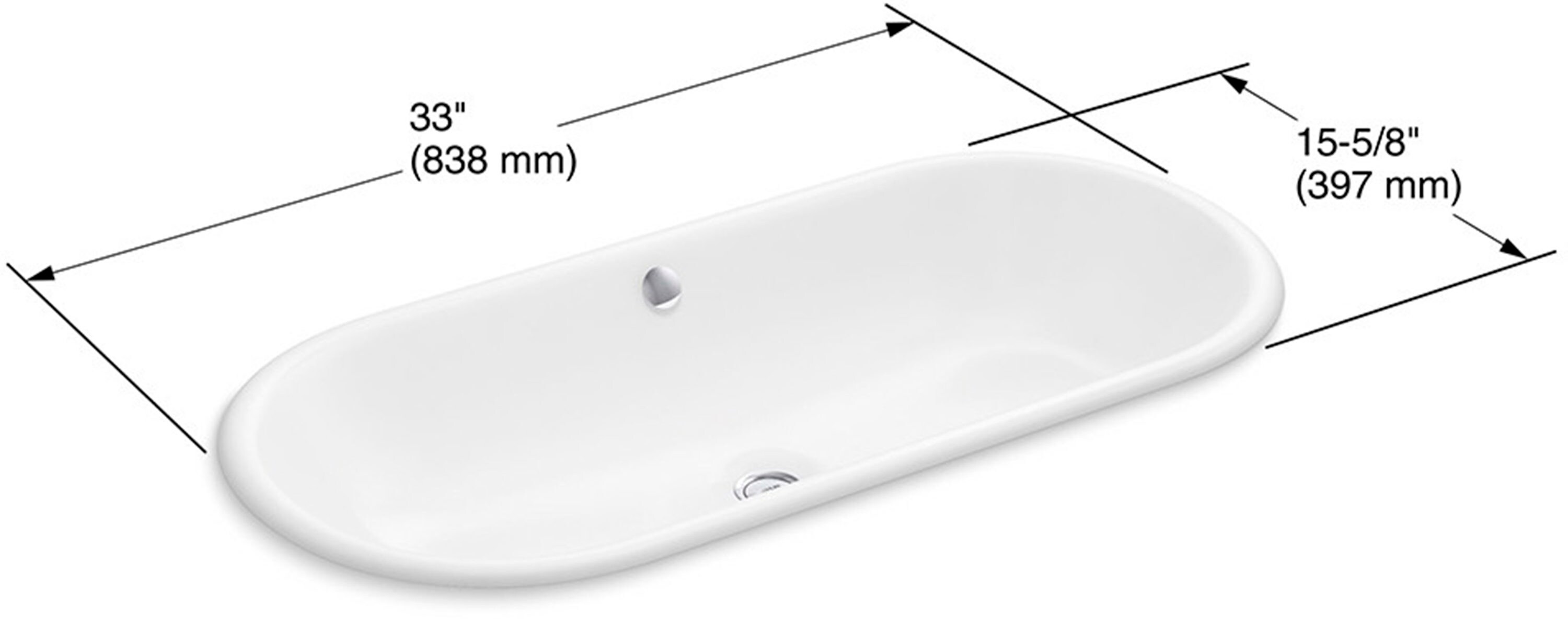 KOHLER K-20213-0 Bath-Sink - View #8