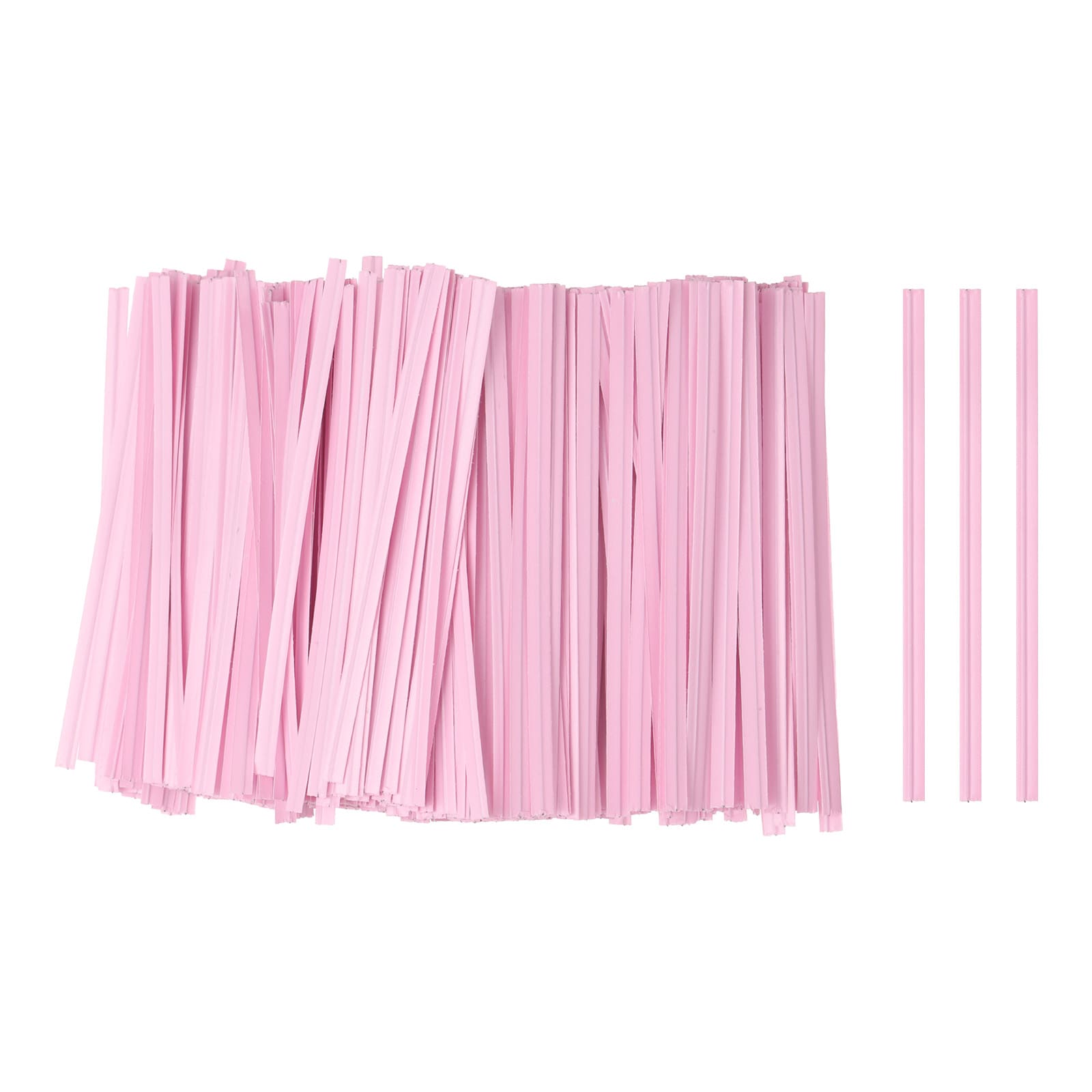 Harfington - 1000pcs Bag Twist Ties 3.5inch Reusable Kraft Paper Twist Ties Wire Cable Ties for P...