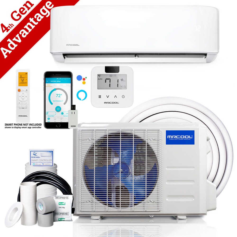 MRCOOL Advantage Single Zone 12000-BTU 20.8 SEER Ductless Mini Split Air Conditioner Heat Pump Included with 16-ft Line Set 115-Volt A-12-HP-115C-MS Sansujyuku sansujyuku.com