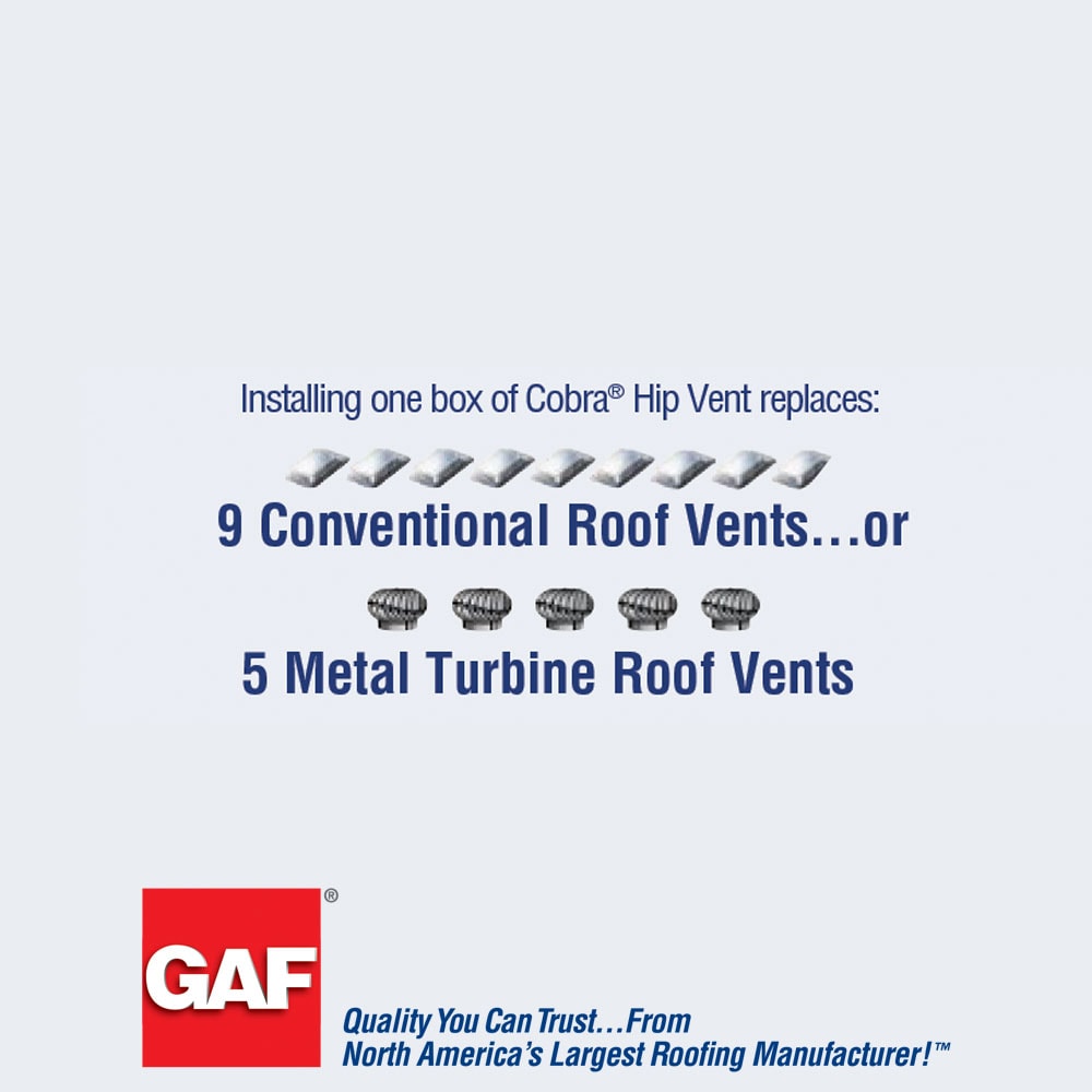 GAF 2071000CU Roof-Ridge-Vents - View #5