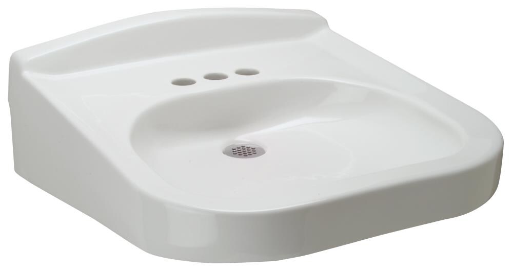 Zurn Vitreous China Wall Mount Rectangular White Bathroom Sink 2025 In X 23 In In The 