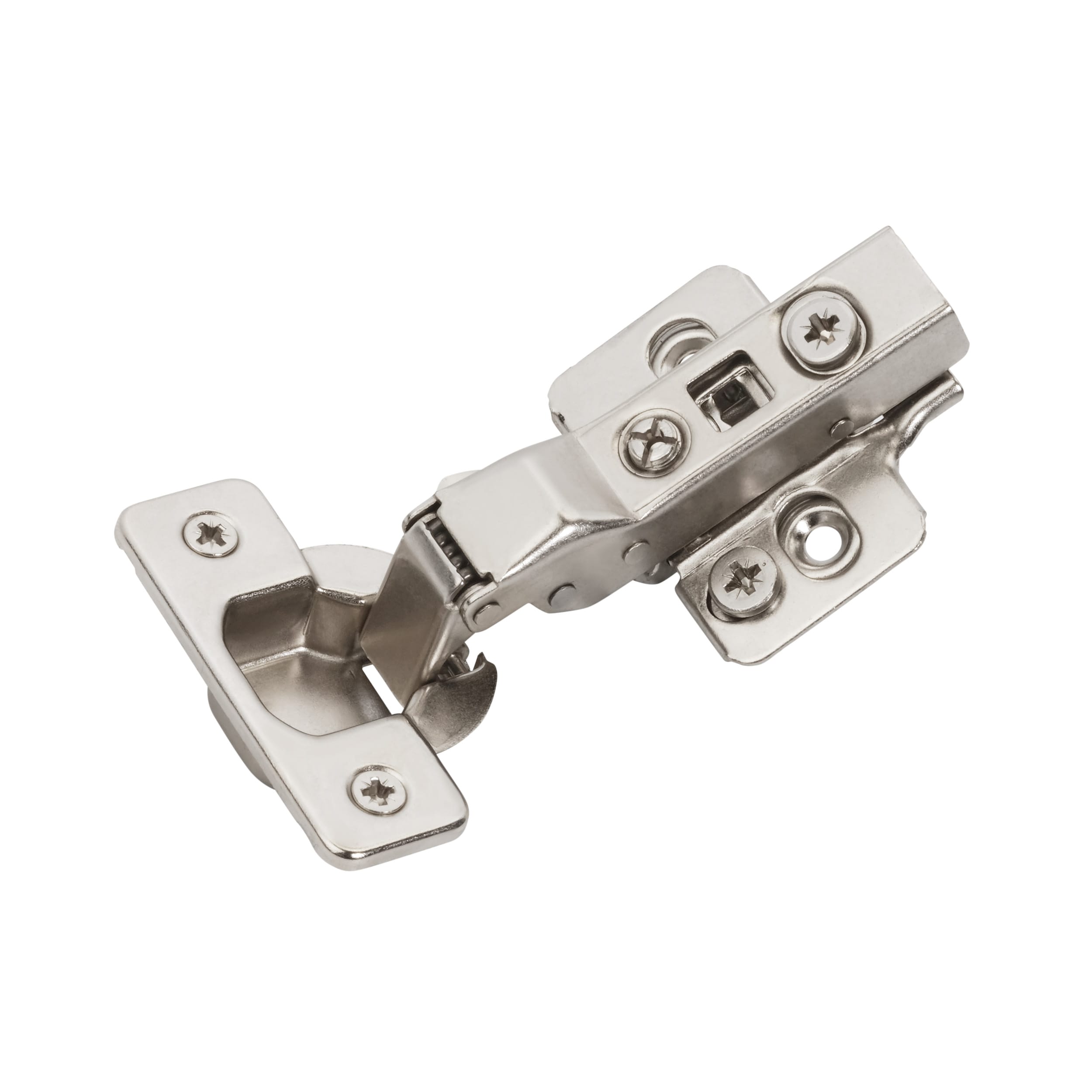 Amerock BP9238SLFR 105-Degree Half Overlay Concealed Concealed Self-Closing Soft Close Satin Nickel Cabinet Hinge , 1 Pairs ( 2 -Pieces)