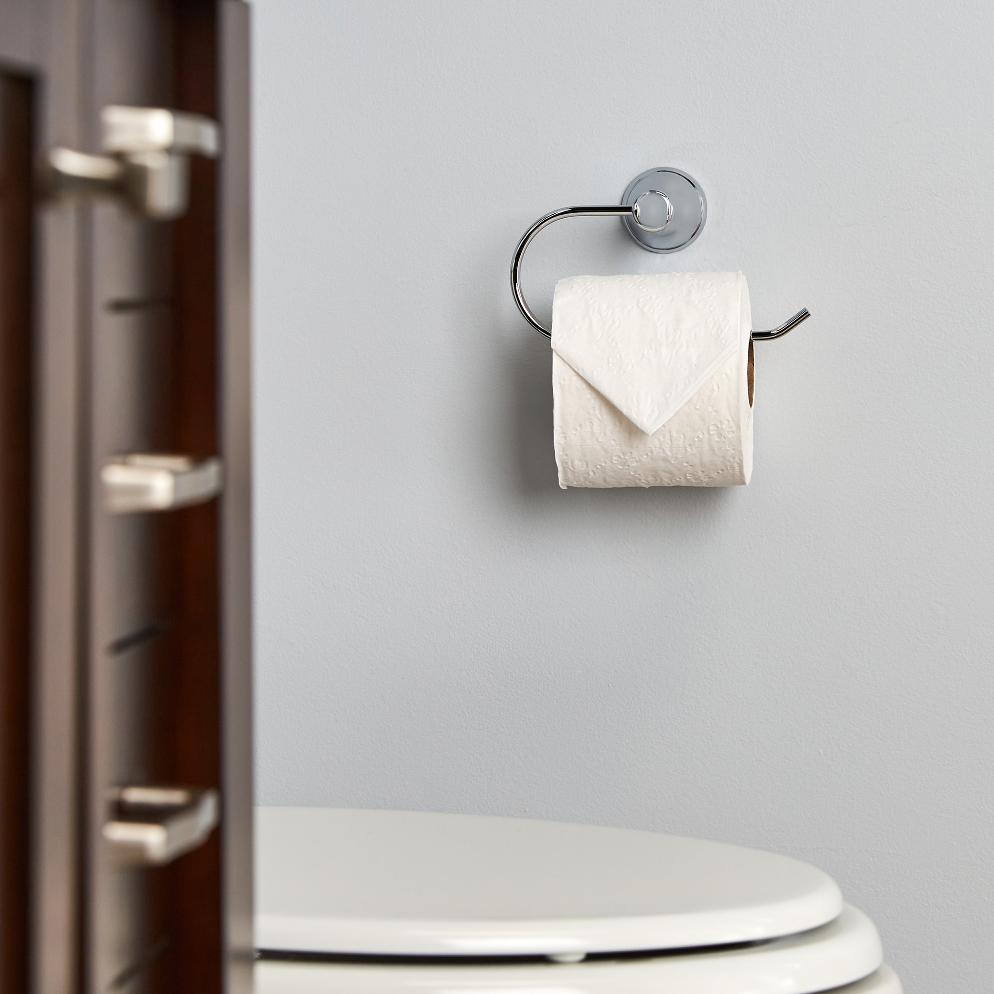 WS Bath Collections Styl A6025A Al Styl Left Facing Wall Mount Toilet Paper Holder