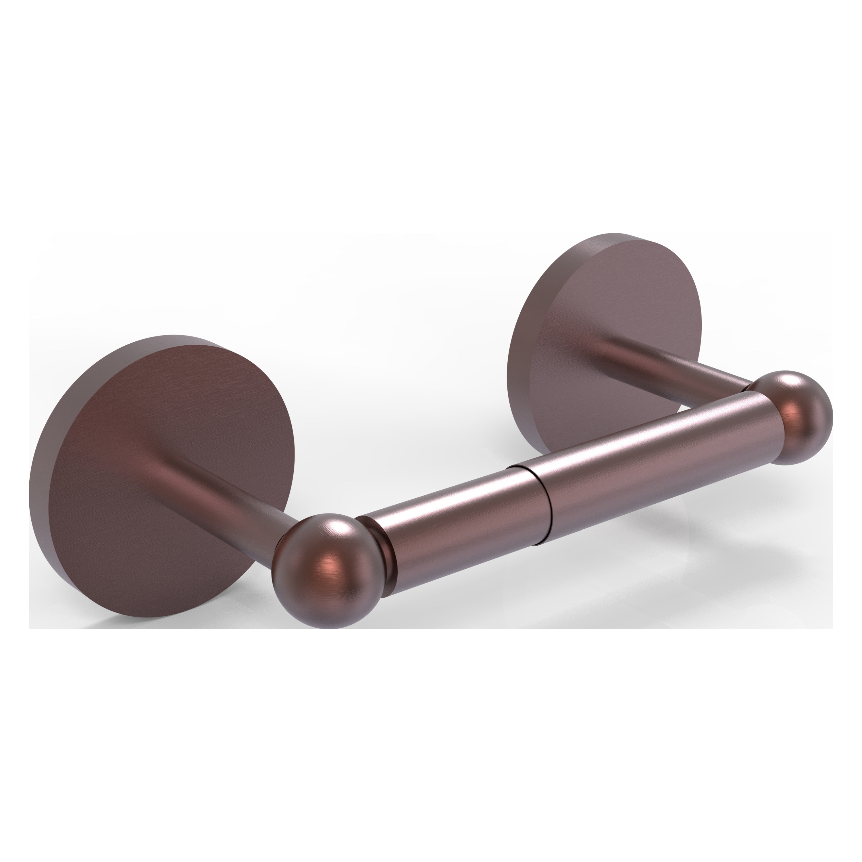 Allied Brass P1024-CA Prestige Skyline Antique Copper Wall mount Double post Toilet Paper Holder 1 -Rolls