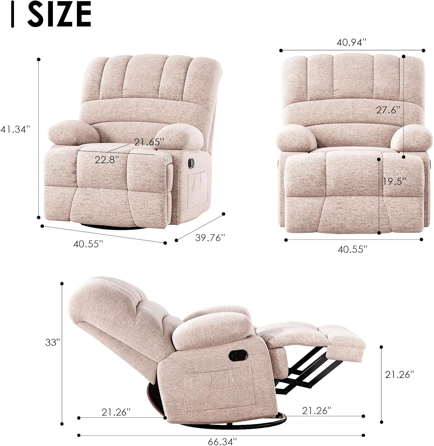 Wooakway FXLS0602-512A32 recliners - View #4