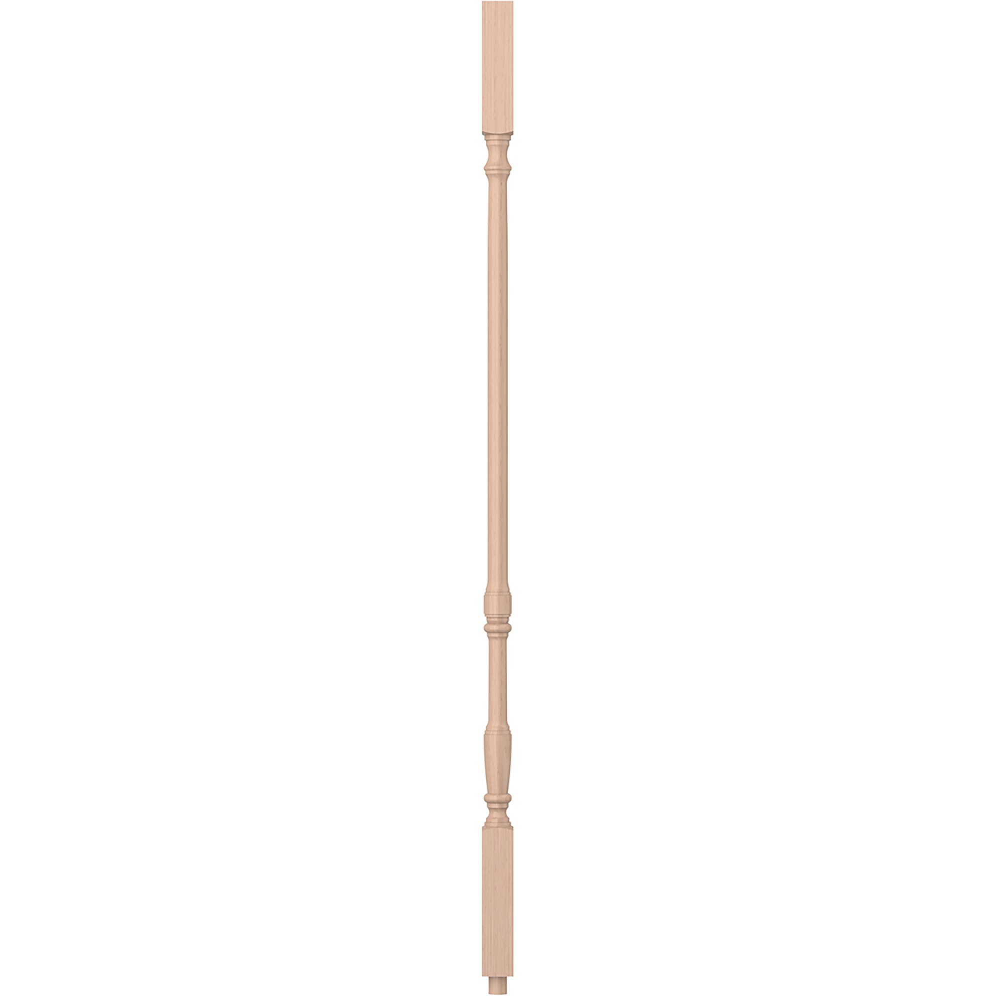 L.J. Smith Stair Systems S-5067-M 39 39-in x 1.25-in Unfinished Maple Square Top Stair Baluster