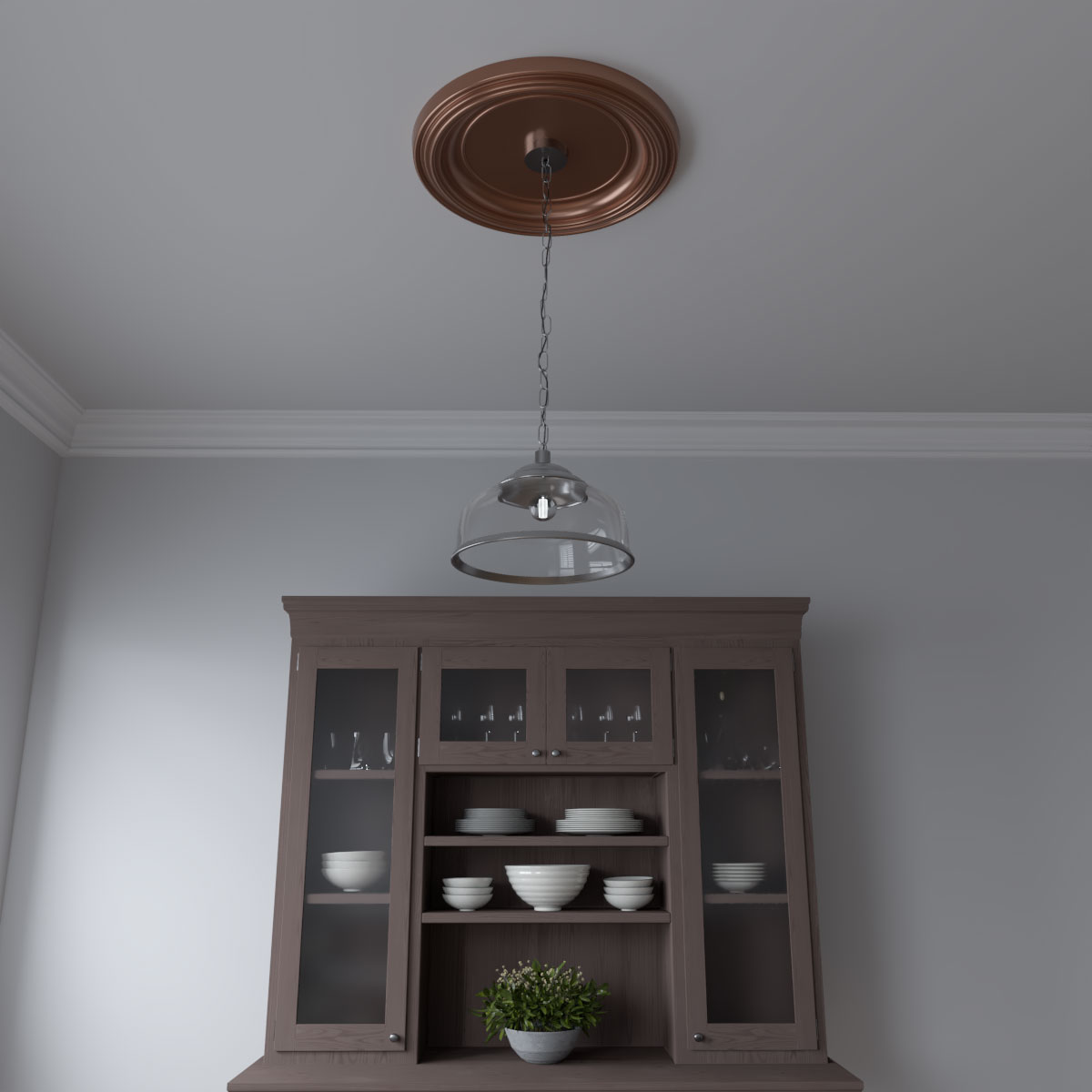 Ekena Millwork CMP22TRBRG Ceiling-Medallions - View #9