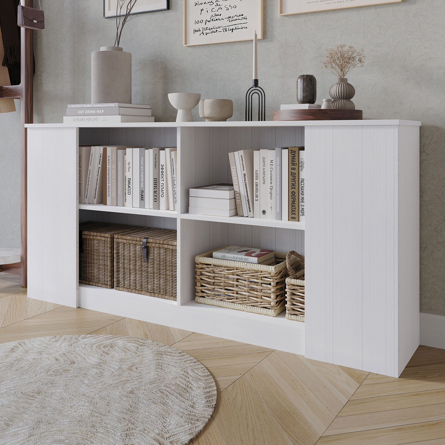 ChaletPosh C7028SB-WT Dining-Kitchen-Storarge - View #3