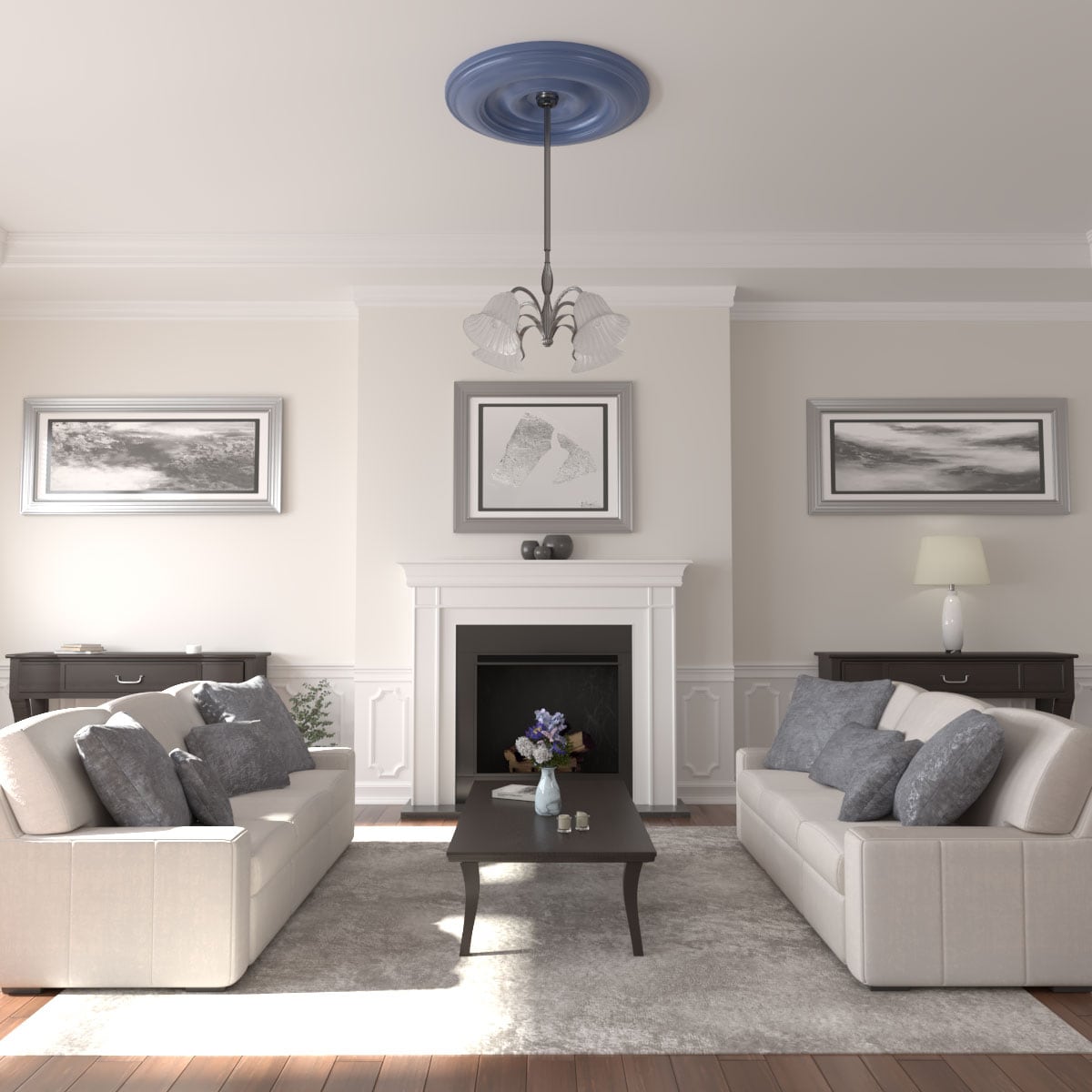 Ekena Millwork CM44CLAMF Ceiling-Medallions - View #4
