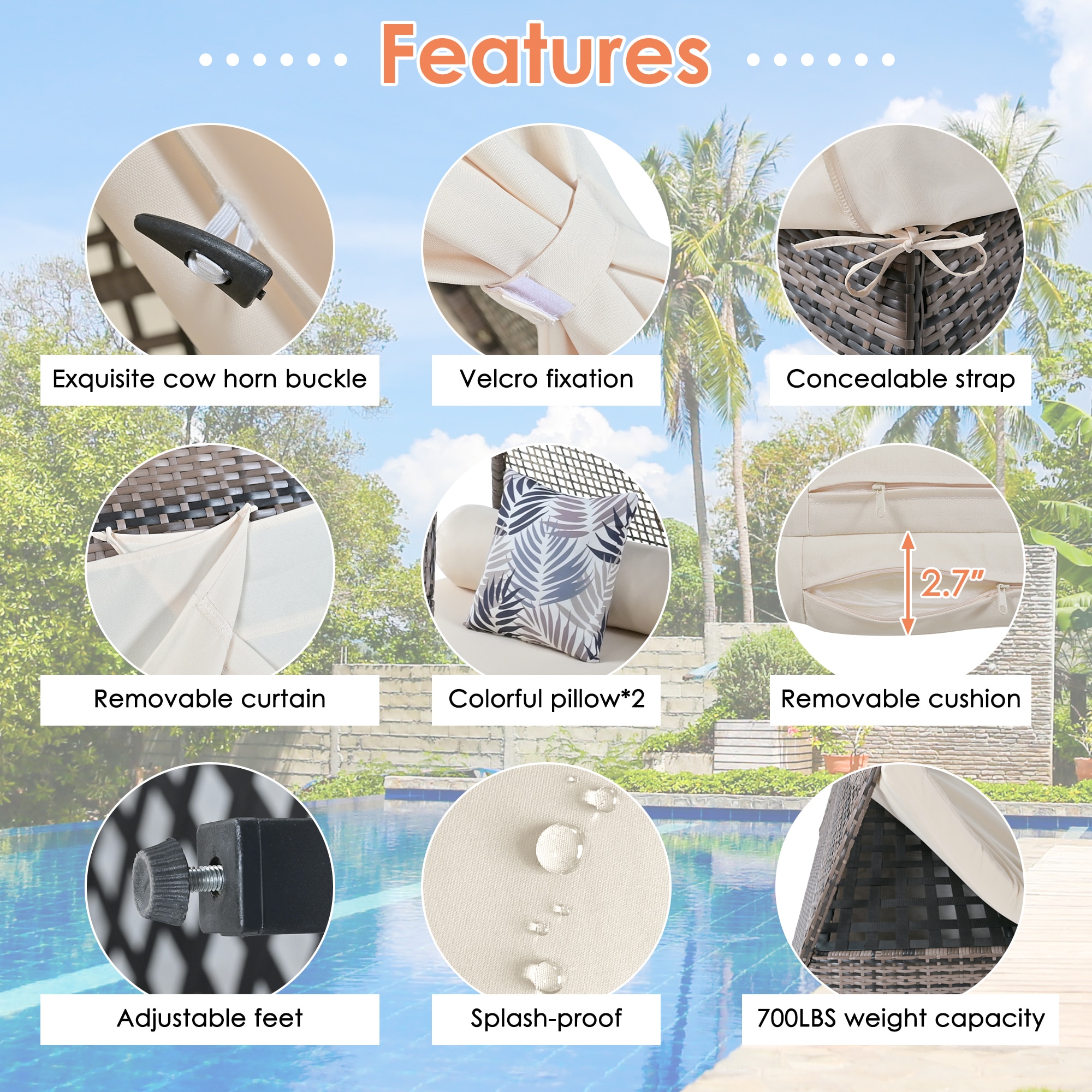Bybafun YA3800199 Patio-Sofas-Daybeds - View #3
