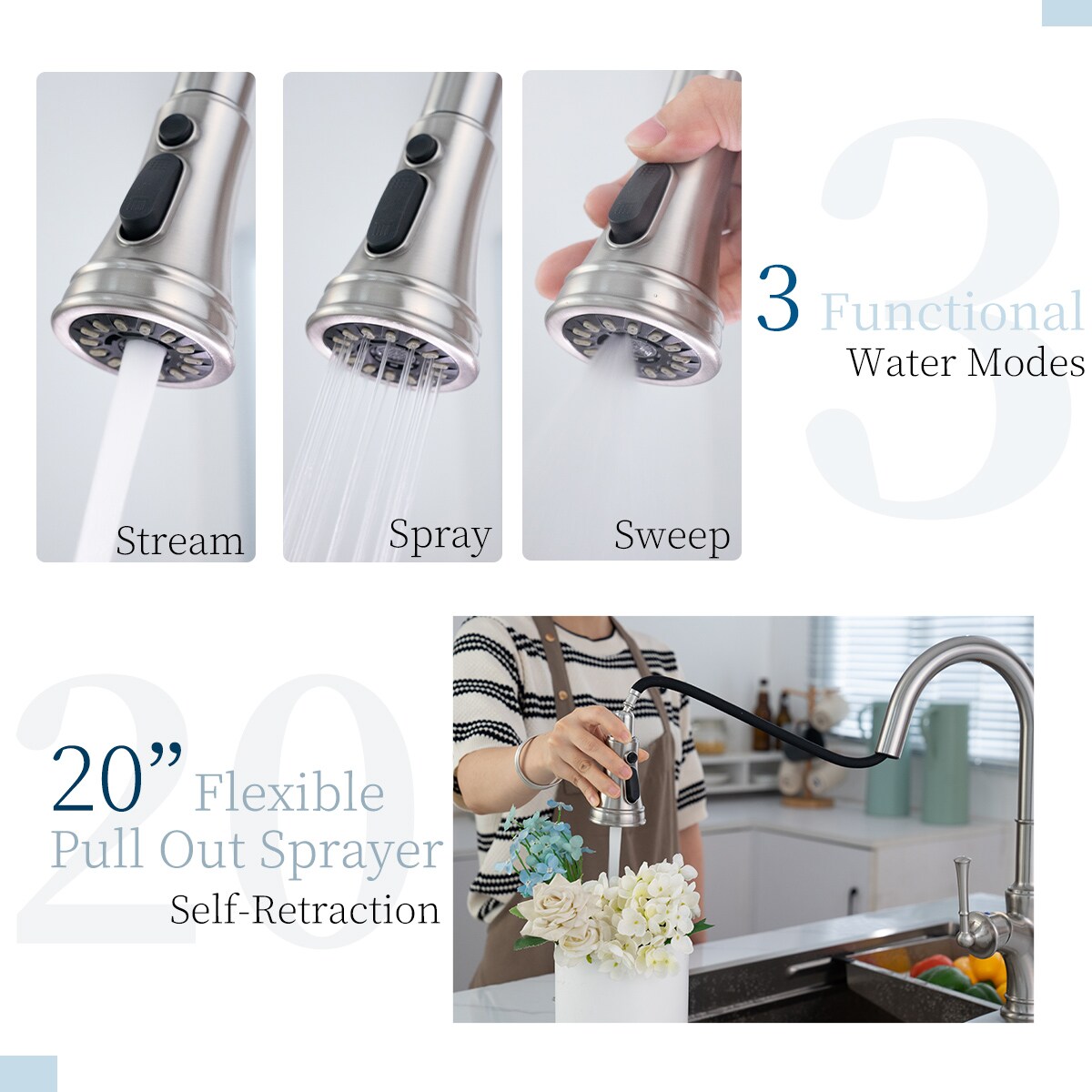 APPASO APS1513-BN Kitchen-Faucets - View #4