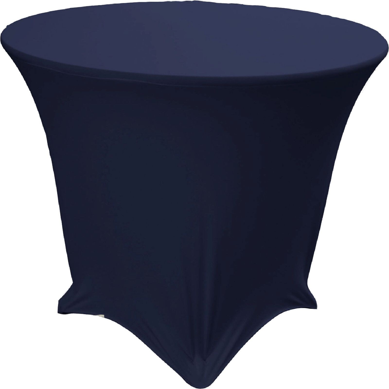 Slickblue Fitted Indoor and Outdoor Spandex Table Cover for 30 Inch Round x 30 Inch High Cocktail Table with Reinforced Leg Pockets Multiple Color Options