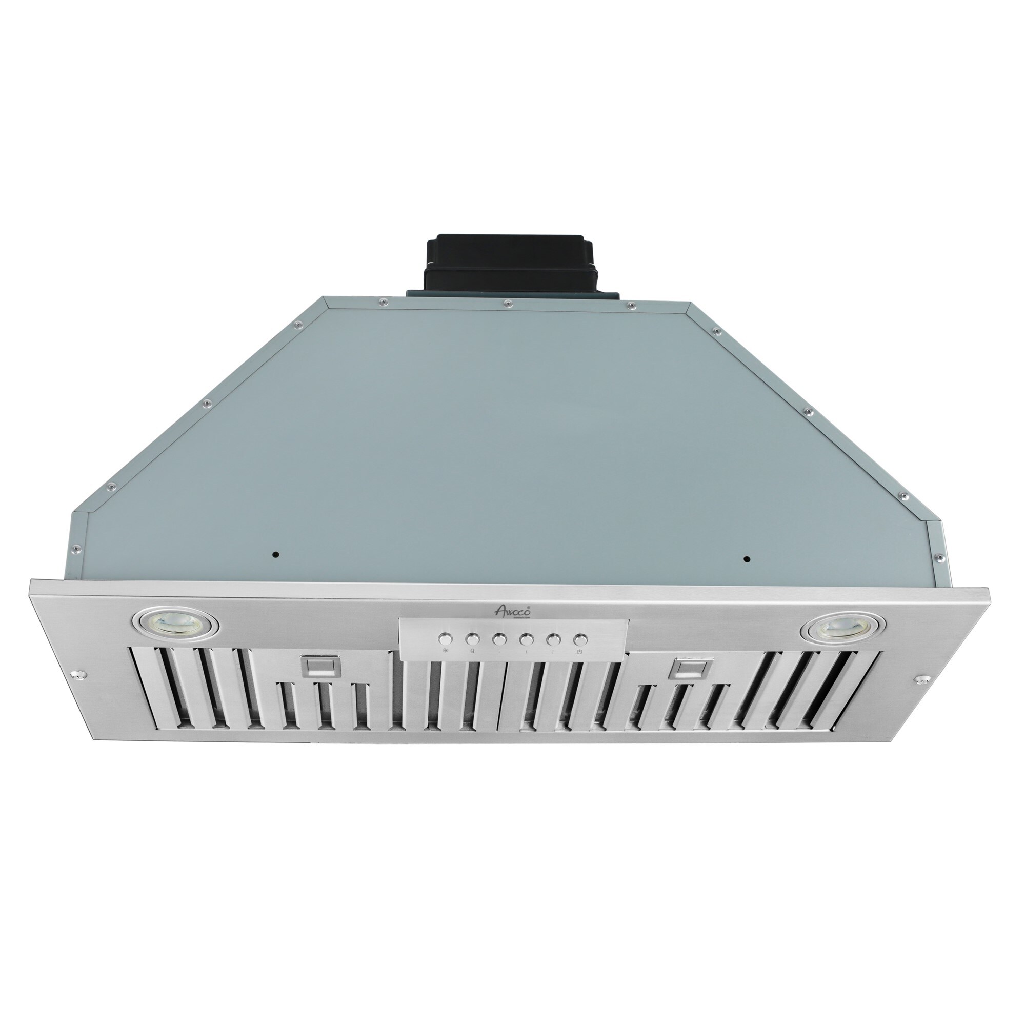 Awoco 36 in. 700 CFM Ducted Built-In Insert Range Hood in Stainless ...