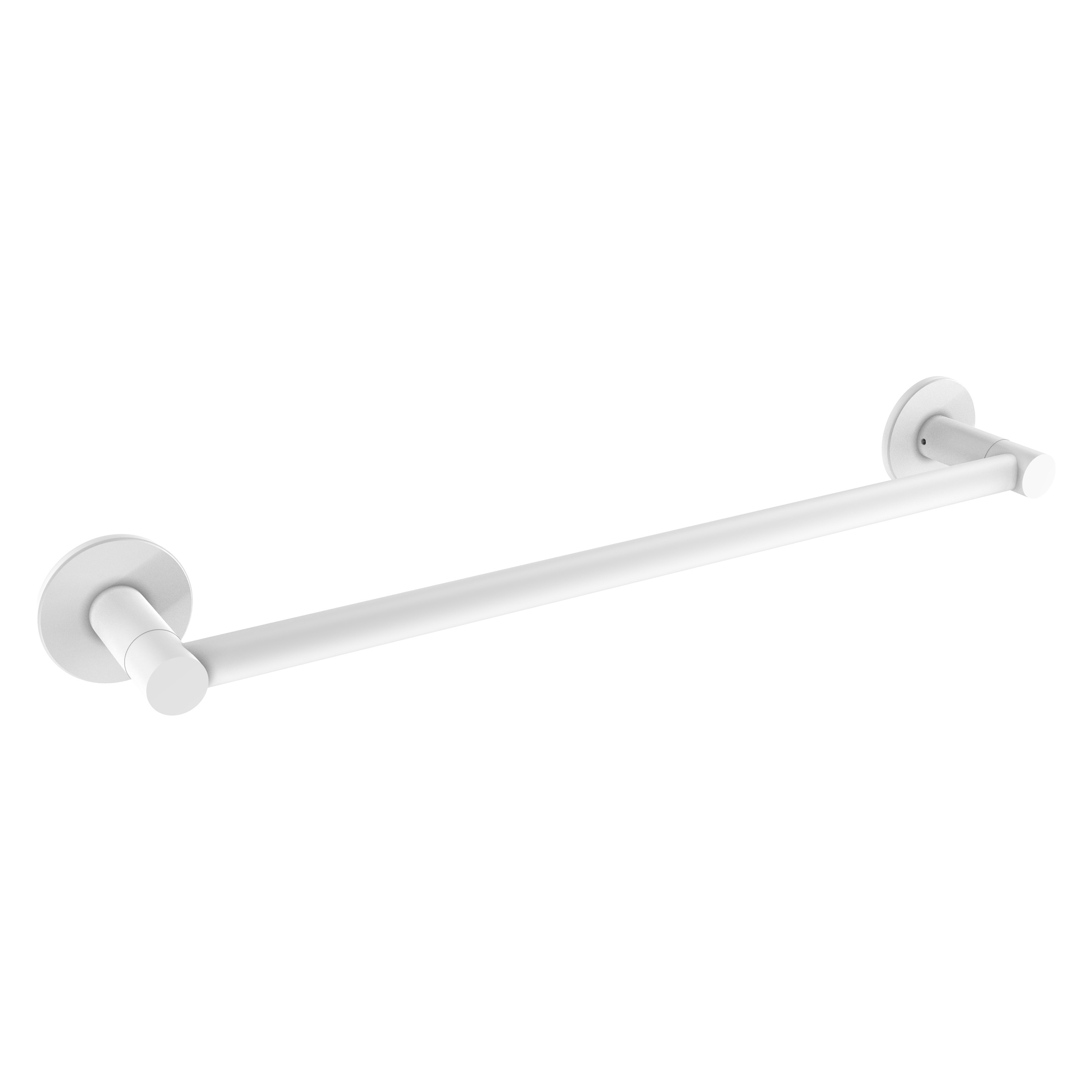 Allied Brass FR-41/36-WHM Fresno 36-in Matte White Wall mount Single Towel Bar