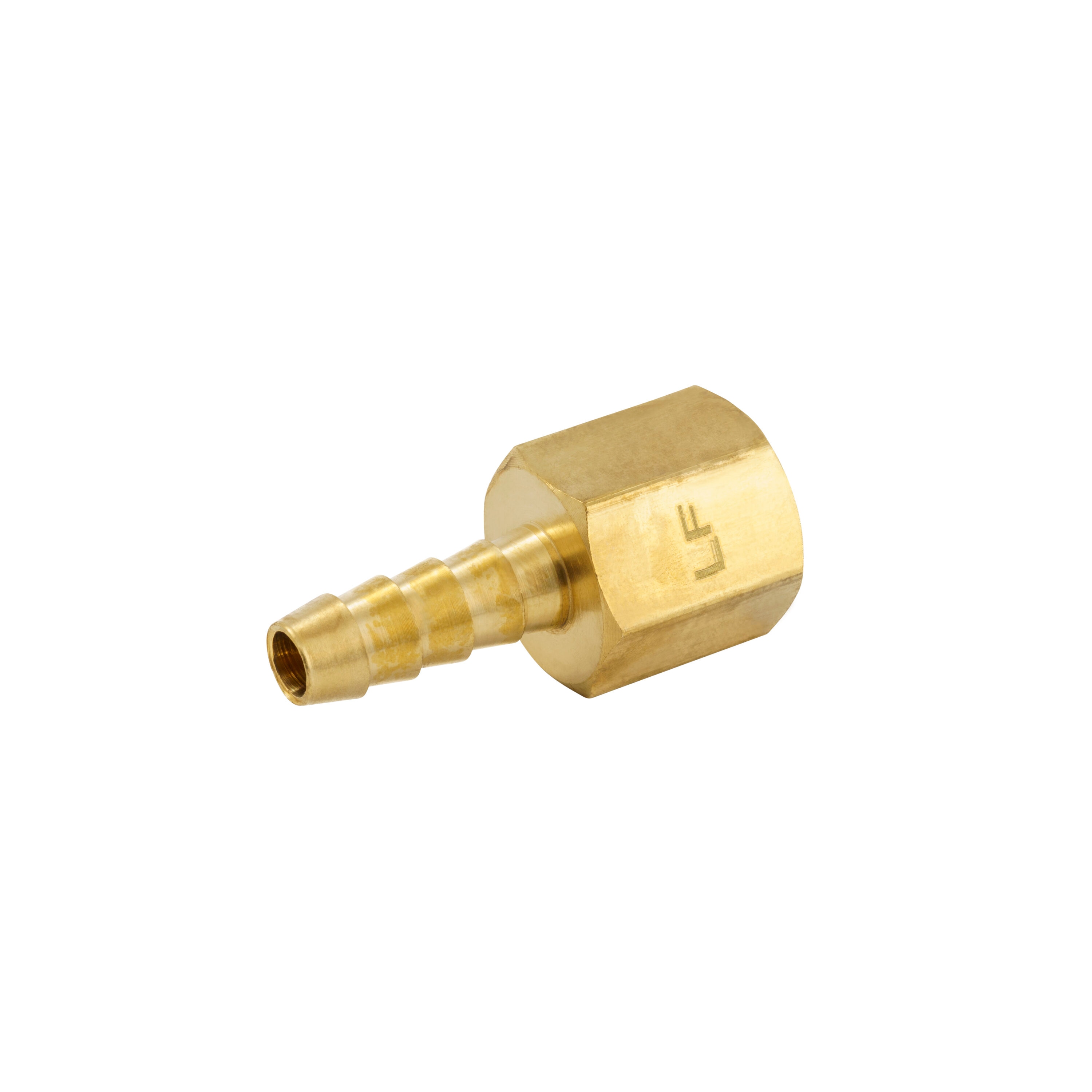 Proline Series 1/2-in x 1/2-in Barbed Adapter Fitting in the Brass