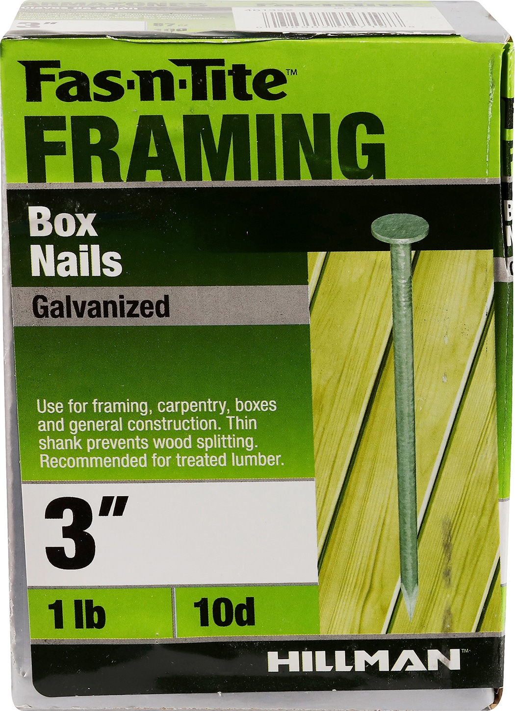 10Dx3 in. Ring-Shank Common-Box Nails, 304 SS-25 Lbs.