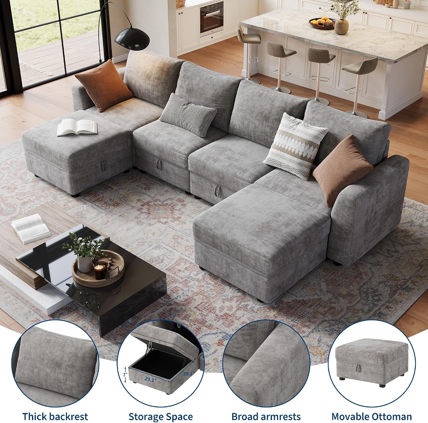 Assile BJPSBYI7OOV0BUJ Sofas-Loveseats - View #5