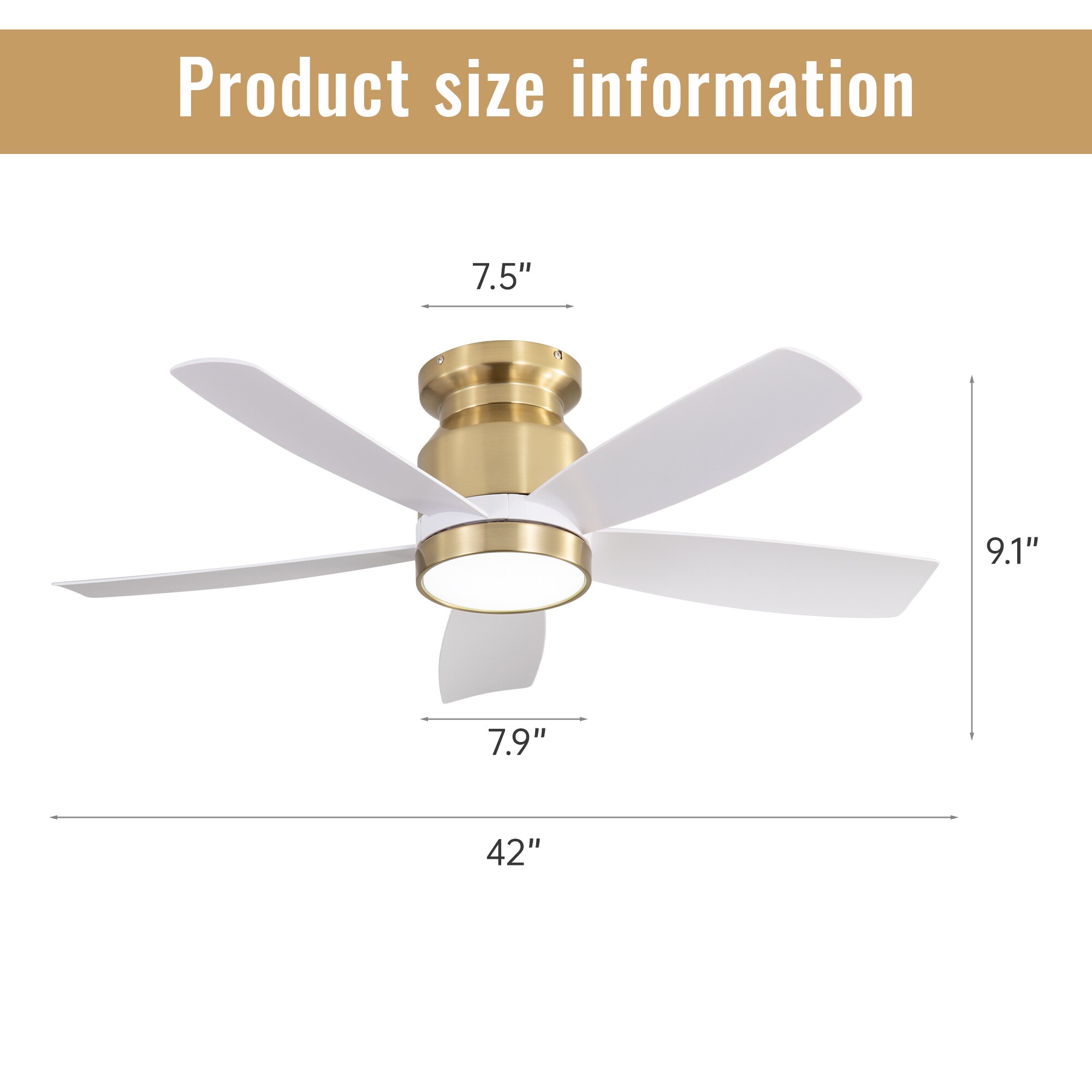 BABOOM BOM-242599-OR Ceiling-Fans - View #5