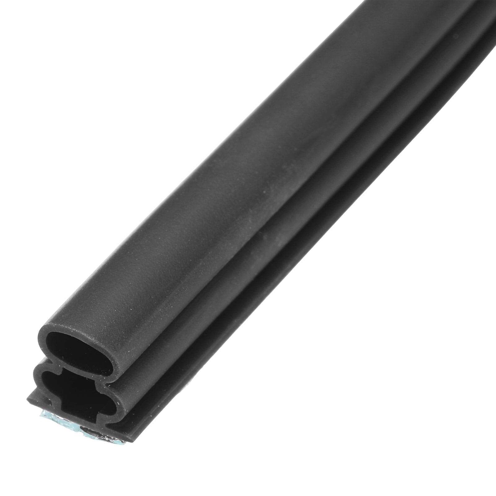 Harfington Rubber Weather Stripping Door Seal Strips 20 Feet D-Shaped Draught Excluder for Door Window Frame Self Adhesive Waterproof Weather Sealing Strip for 0.31 Inch to 0.37 Inch Gap Black
