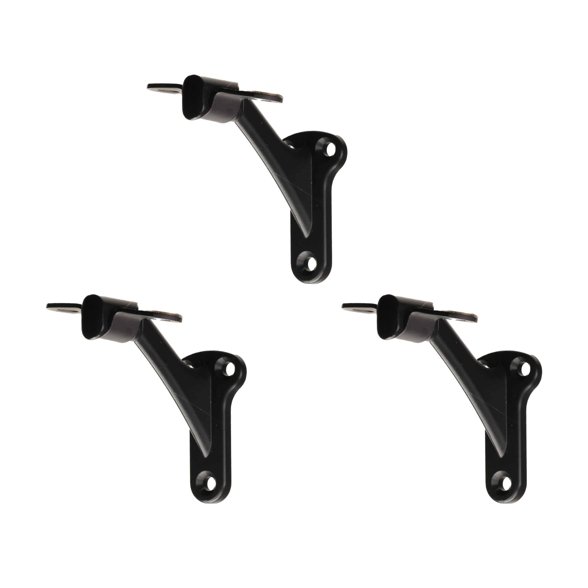 RELIABILT WG3002HDORB 2.375-Inches x 3-Inches Rubbed Bronze (3-Pack) Finished Zinc alloy Handrail bracket