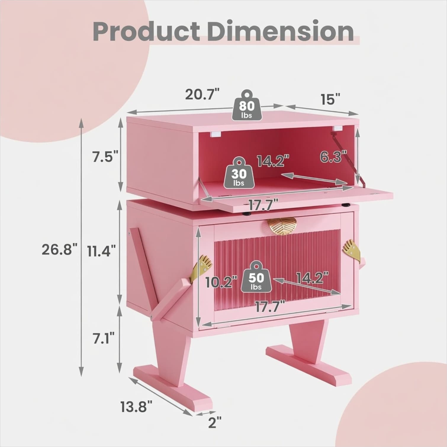 Naturefalls 3LSOOJZF434L nightstands - View #15