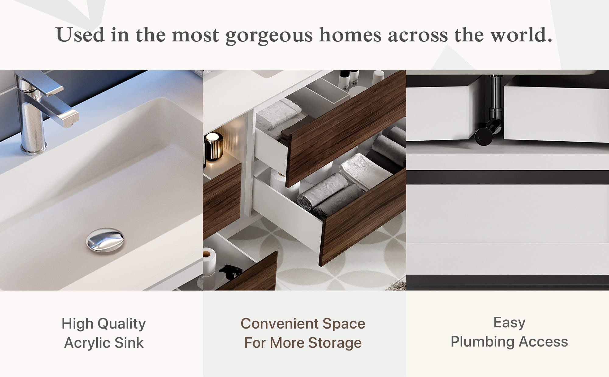 Eviva EVVN777-75GOK-WH Bath-Vanity-Combo - View #9