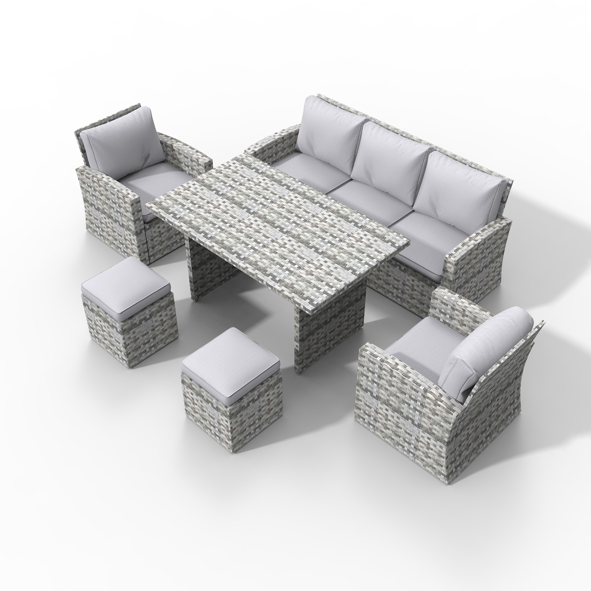 Moda Furnishings PAS-1958-W Patio-Conversation-Sets - View #3