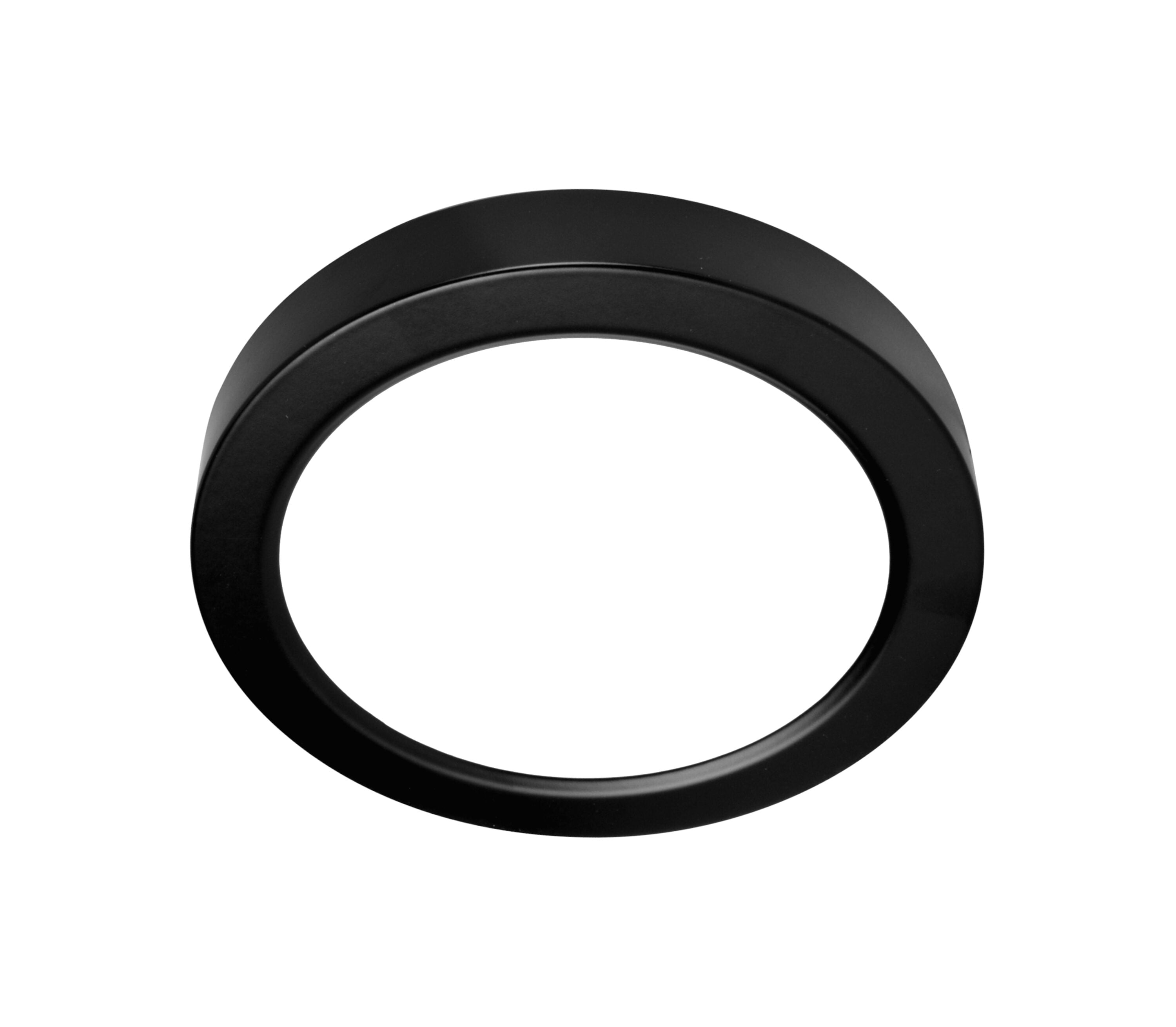 Nicor Lighting DSE53120SRDBK DSE3 5.35-in Black Flush Mount Light ENERGY STAR Certified