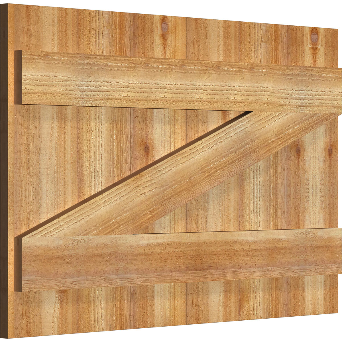 Ekena Millwork RBJ06Z32X021RWR Exterior-Shutters - View #2