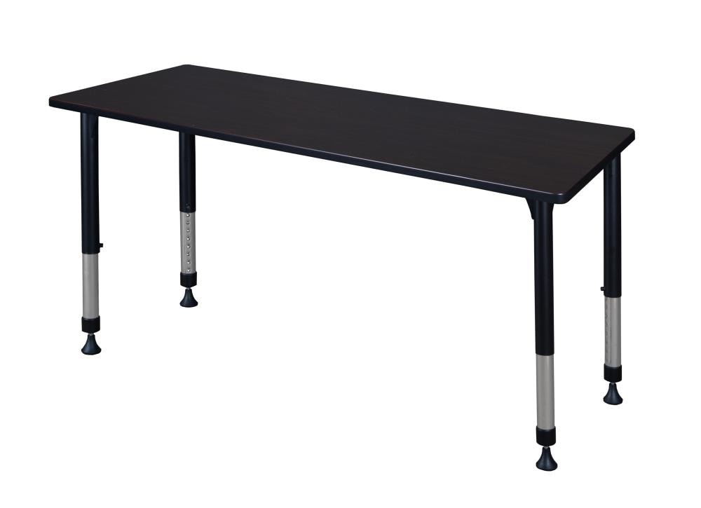 Regency MT7224MWAPBK Classroom Tables Brown 4-Person Training Table (72-in W x 34-in H)