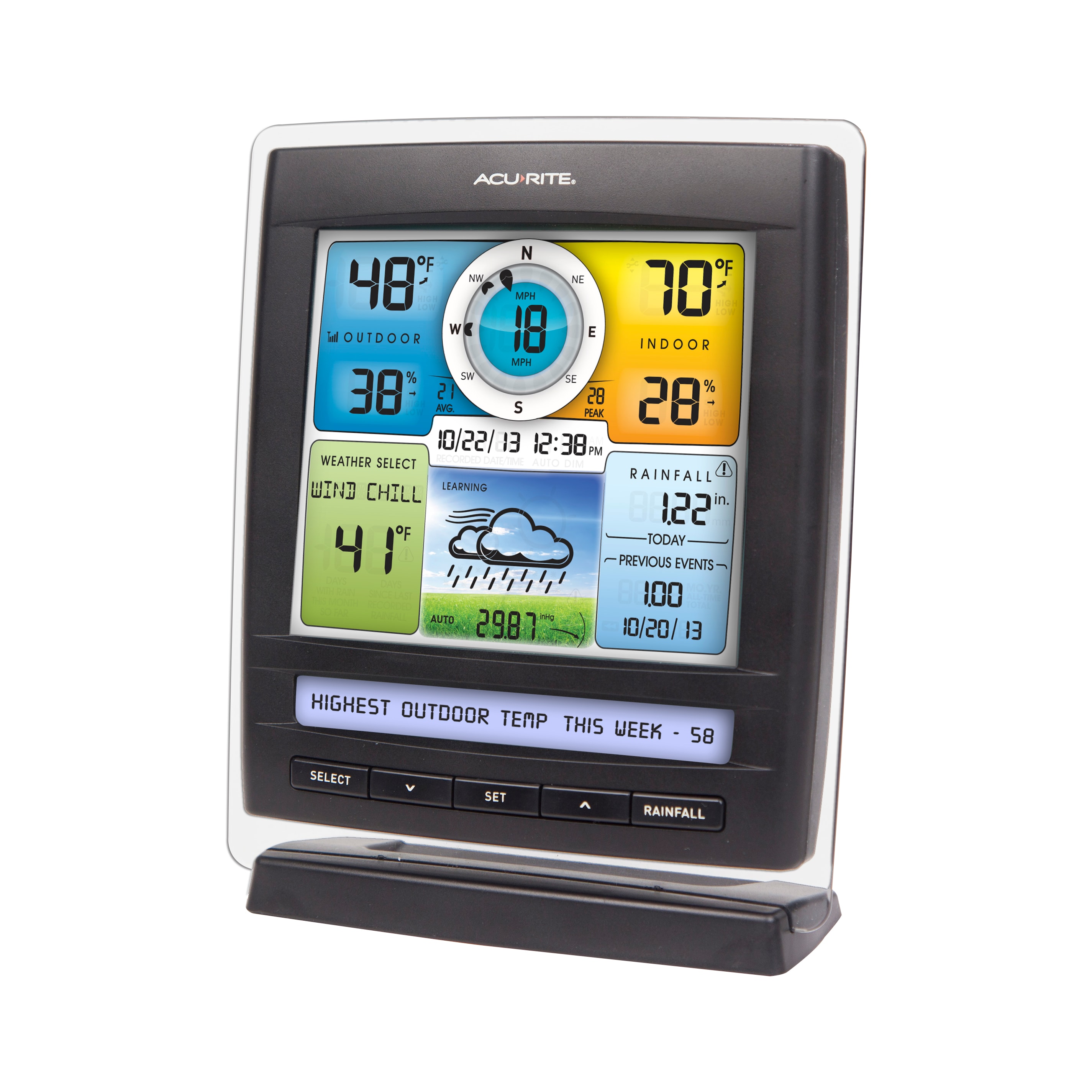6.5 in Indoor/Outdoor Weather Thermometer by AcuRite at Fleet Farm