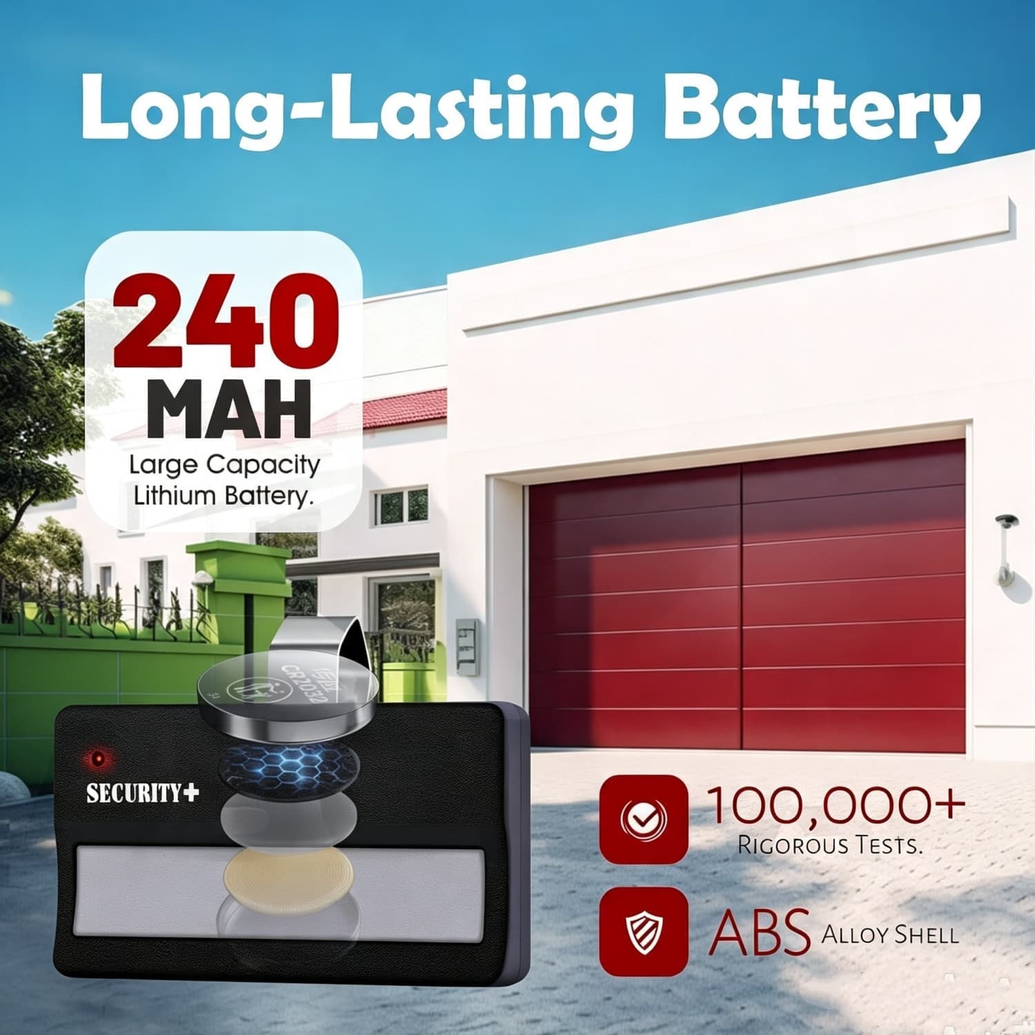 Angel Sar L2ZQYA805GOR06 Garage-Door-Opener-Remotes - View #3