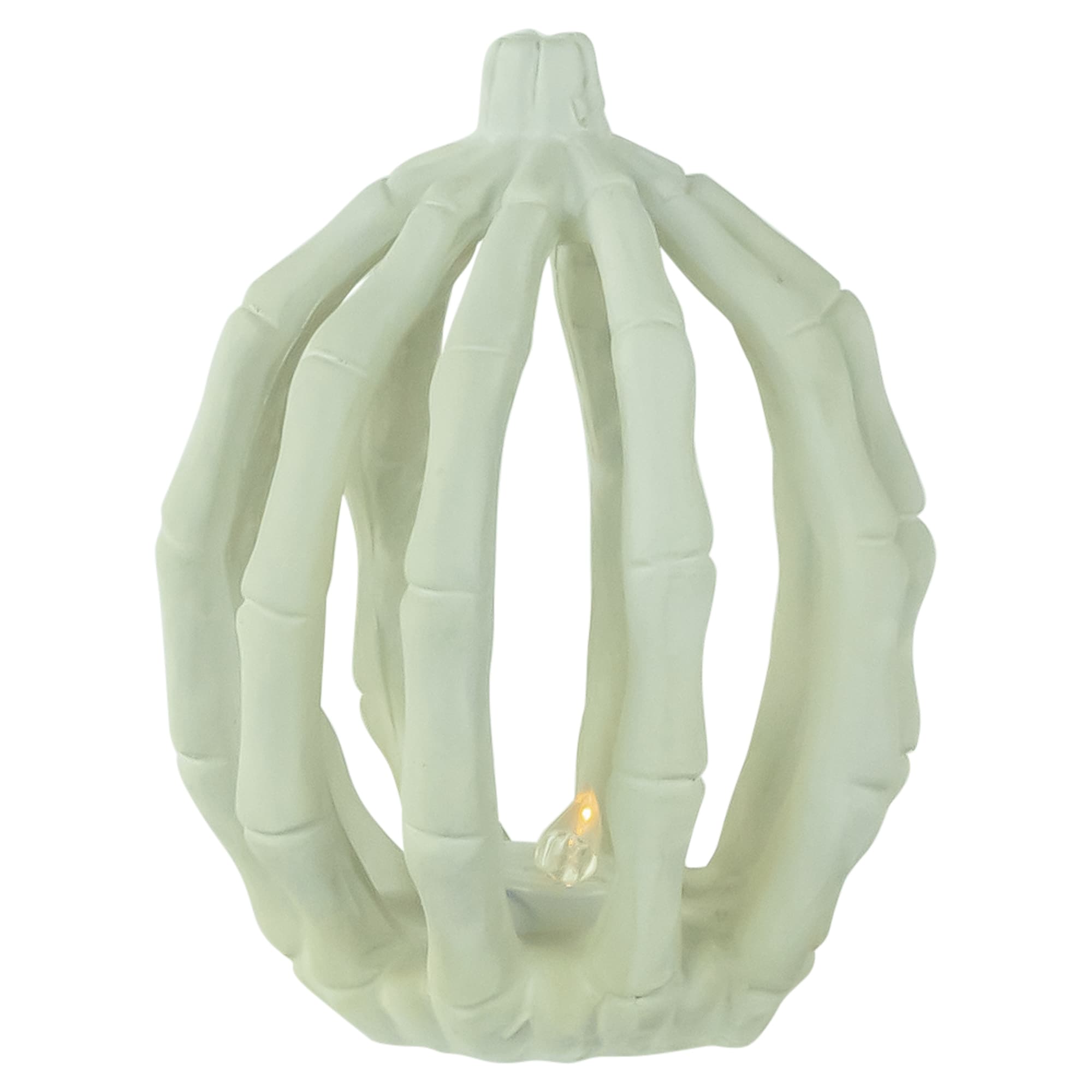 Northlight 35246849 6.25-in Freestanding Lighted Craft pumpkin