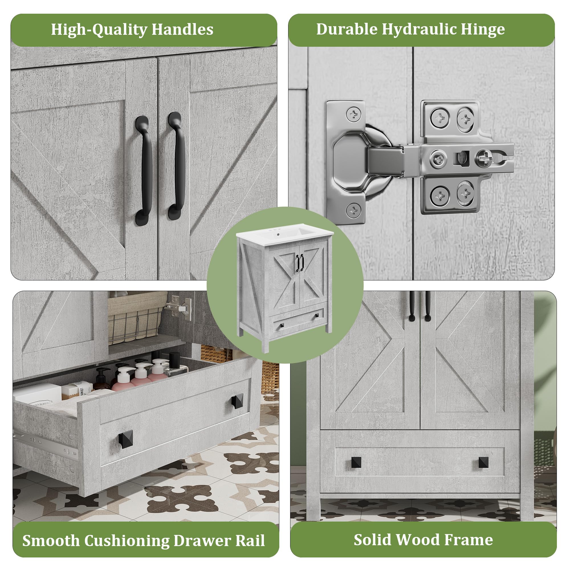 Garvee YXY-LO-PHO-0XUIQ8P1 Bath-Vanity-Combo - View #4