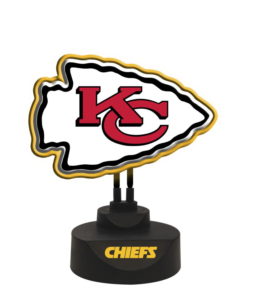 The Memory Company NFL-KCC-1618 Kansas City Chiefs 2-in Constant Neon Man Cave Lighted Sign