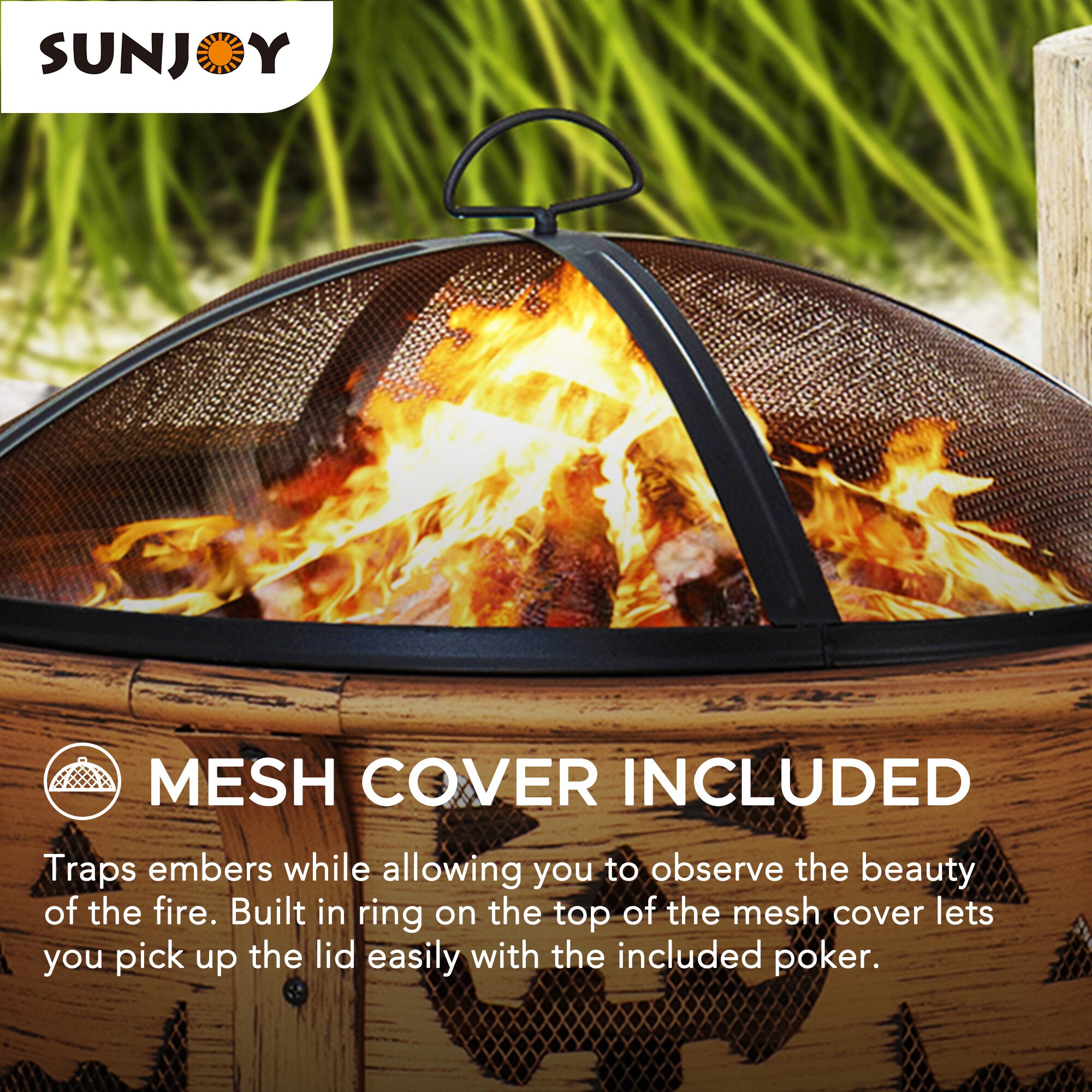 Sunjoy A301026900 Outdoor-Woodburning-Firepits - View #6