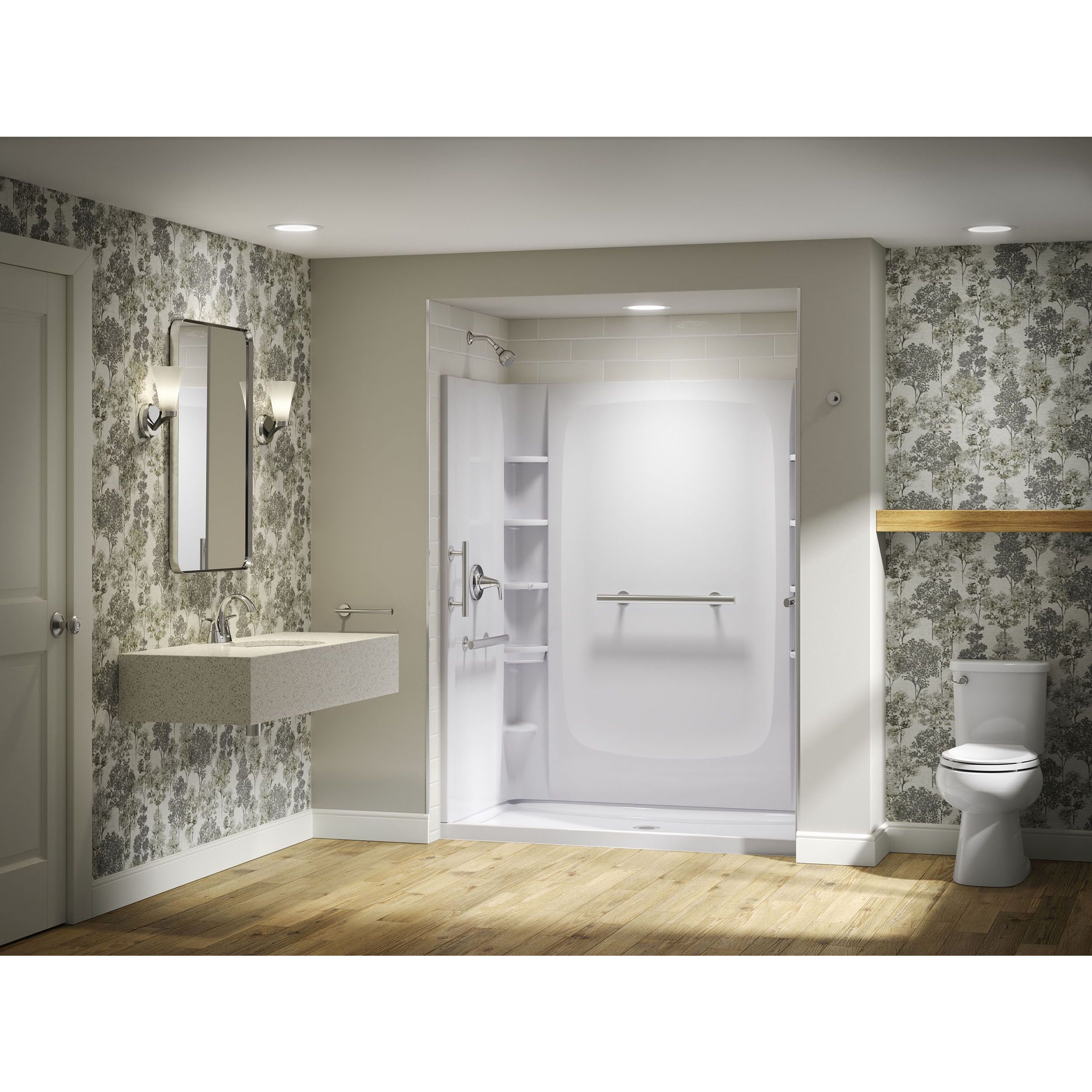 Sterling 72330106-0 Alcove-Shower-Kit - View #4