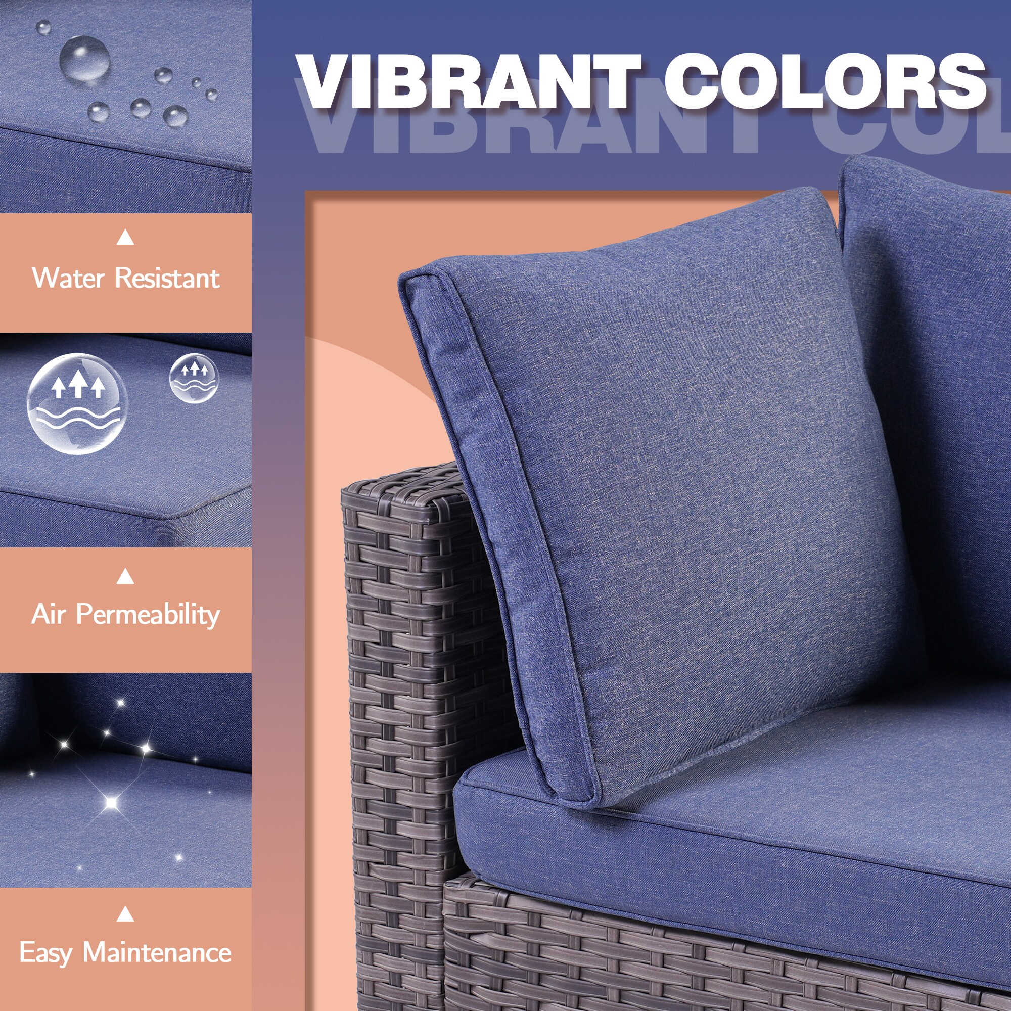 Ovios HP305Y Patio-Conversation-Sets - View #5