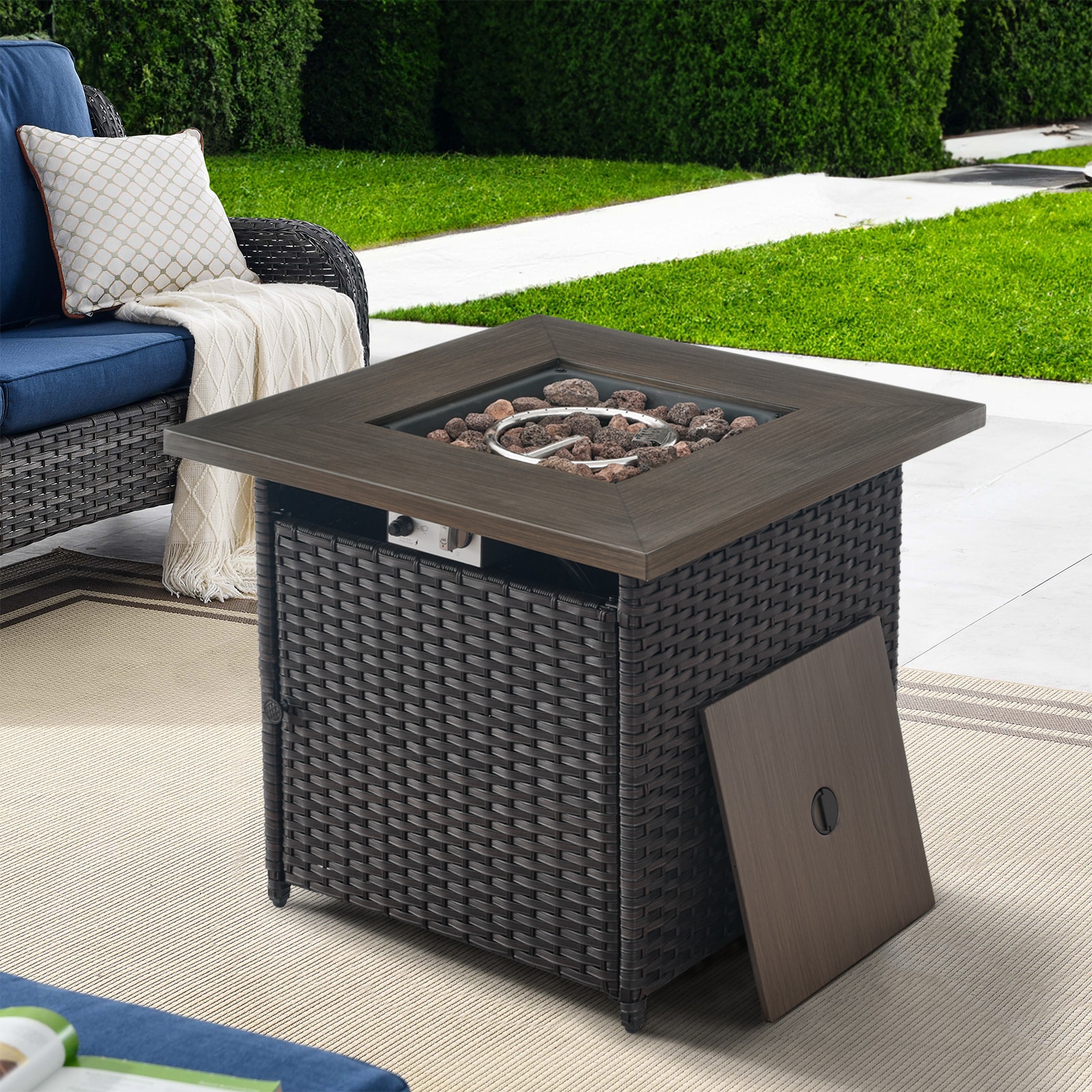 Rilyson FS098BW Outdoor-Gas-Firepits - View #2
