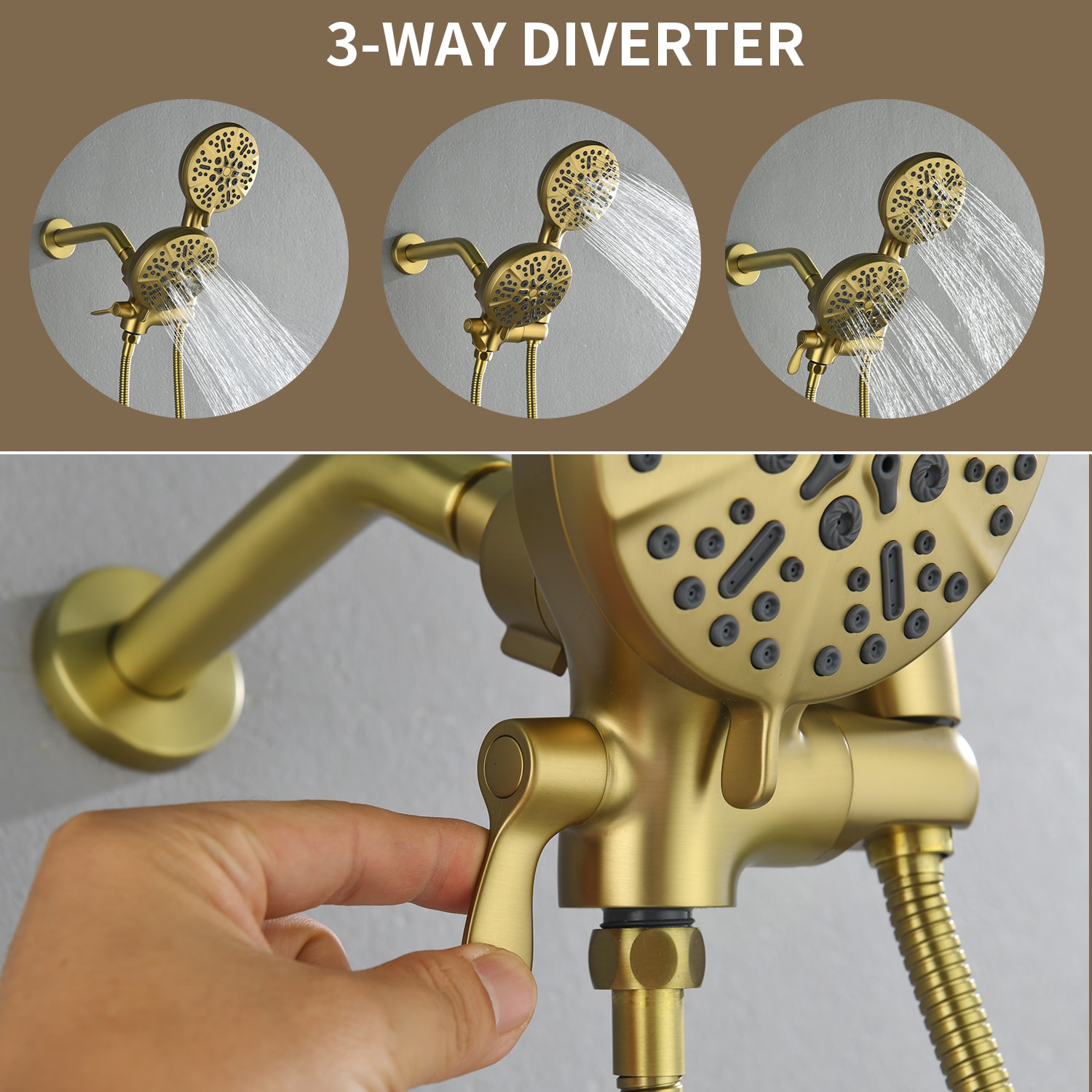 Nestfair SMD8056G Fixed-Showerhead - View #3
