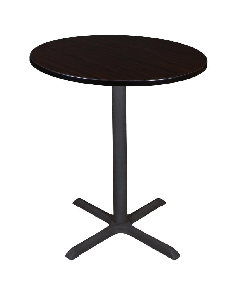 Regency TCB36RNDMW Breakroom Brown 4-Person Training Table (36-in W x 42-in H)