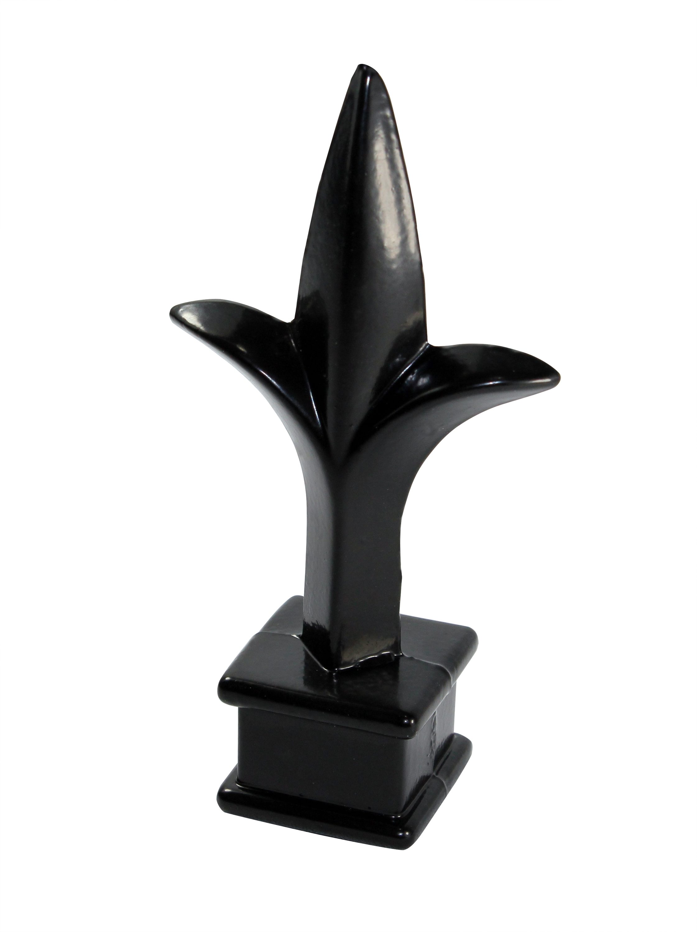 1-in W x 4-in L Powder-coated Picket Finial- Fits Common Post Measurement: 3/4-in x 3/4-in