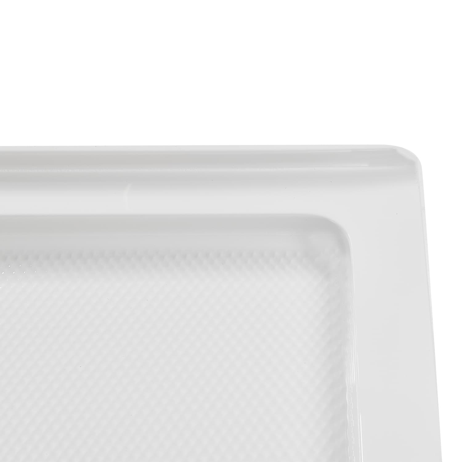 Streamline 36" White Acrylic Corner Shower Base with ABS Drain