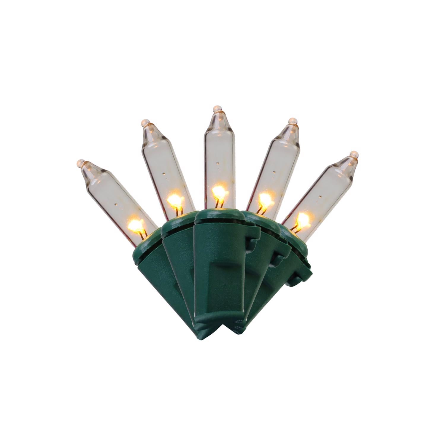 Celebrations EJD9096695--12-1 Classic LED T5 Warm White 100 ct String Christmas Lights 24.75 ft. Case of 12