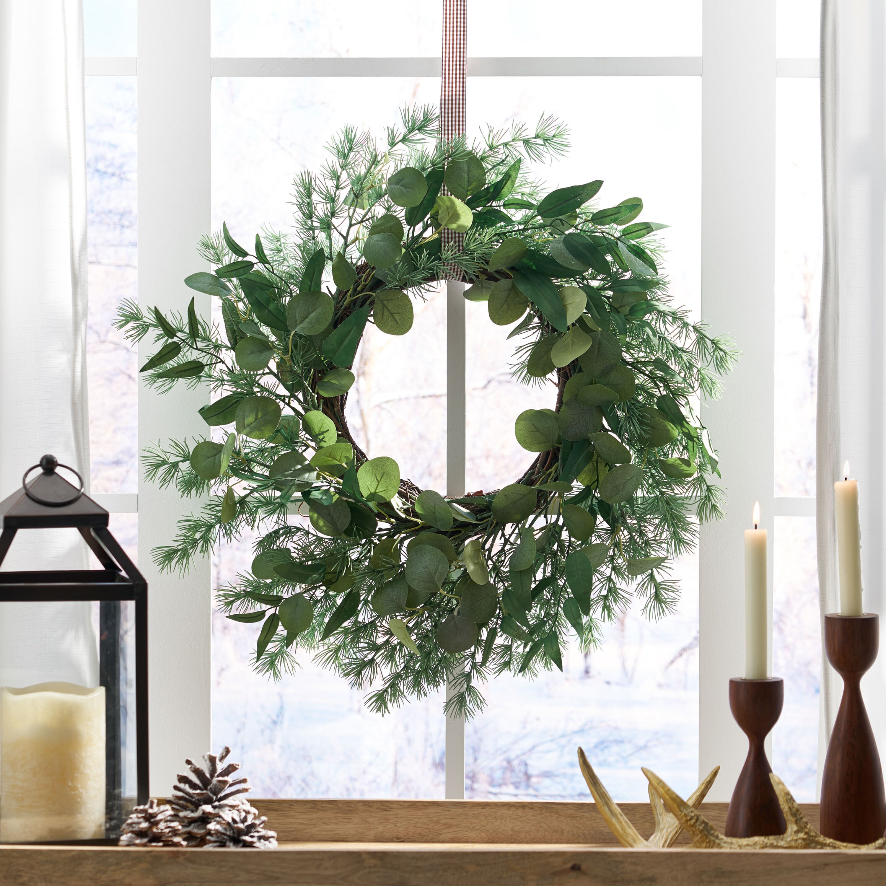 AAZJ NBC-CM73059 Artificial-Christmas-Wreaths - View #2