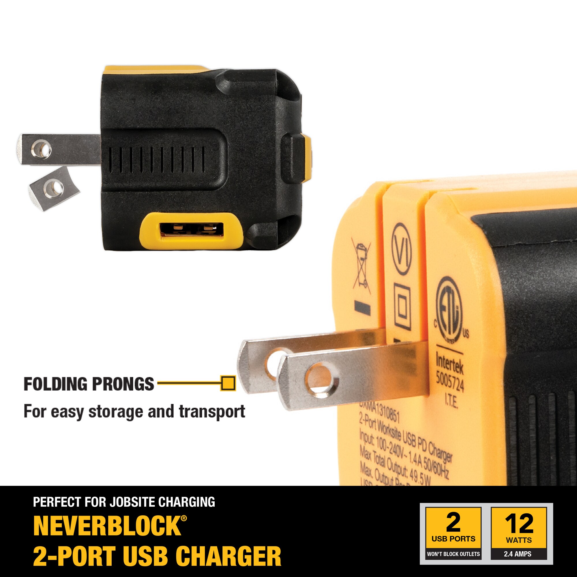 DEWALT 131 0849 DW2 Mobile-Device-Chargers - View #3